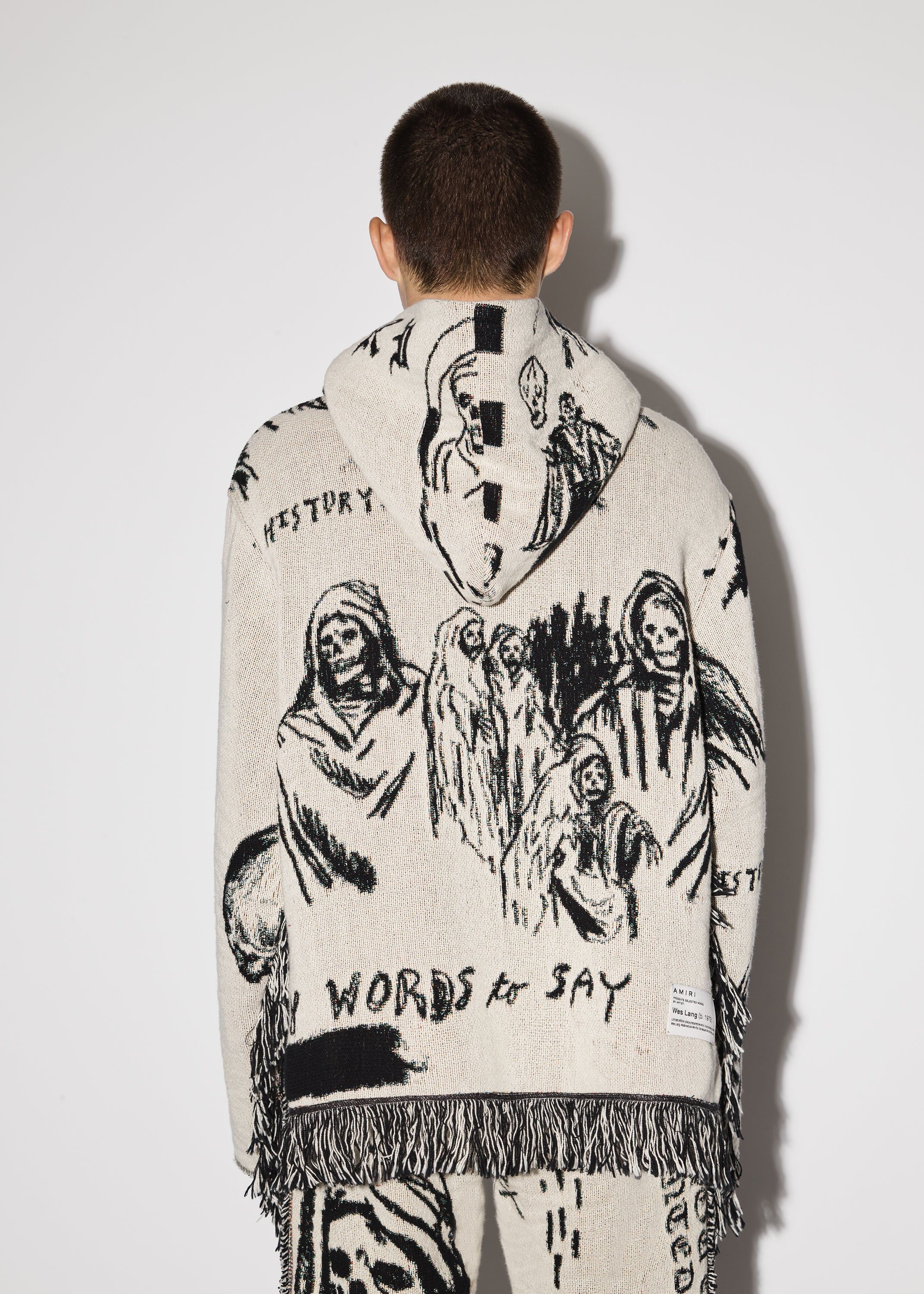 TAPESTRY THE DREAM PONCHO - ALABASTER sold by AMIRI product image thumbnail 4