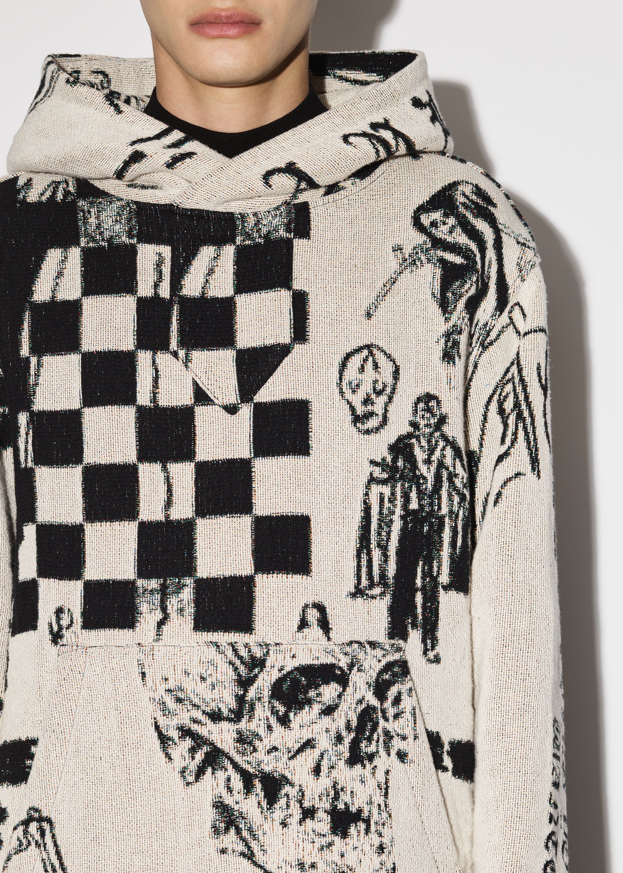 TAPESTRY THE DREAM PONCHO - ALABASTER sold by AMIRI product image thumbnail 5