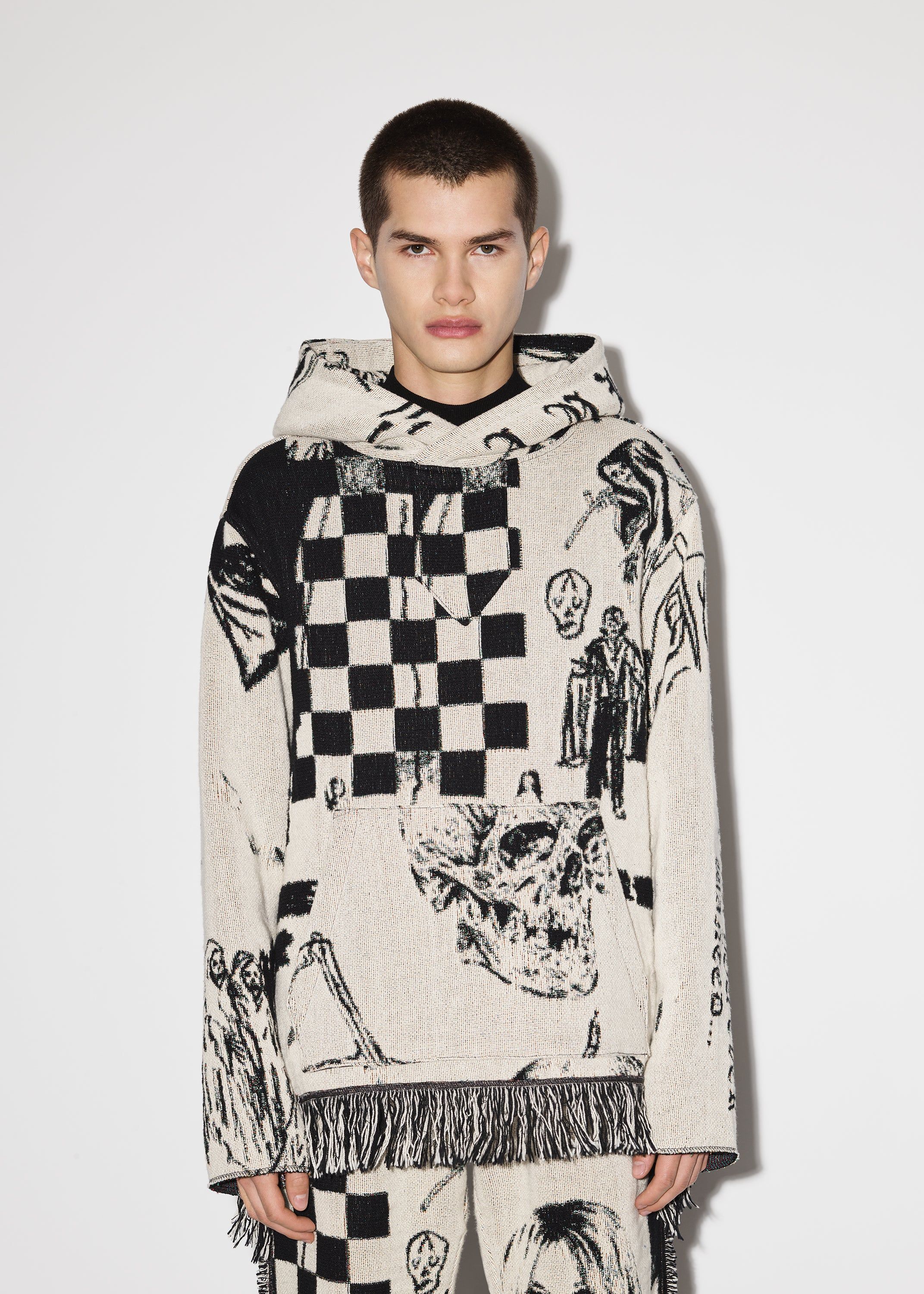 TAPESTRY THE DREAM PONCHO - ALABASTER sold by AMIRI product image thumbnail 2