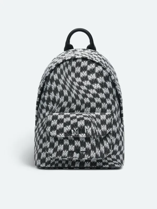 WAVY HOUNDSTOOTH BACKPACK - BLACK made by AMIRI