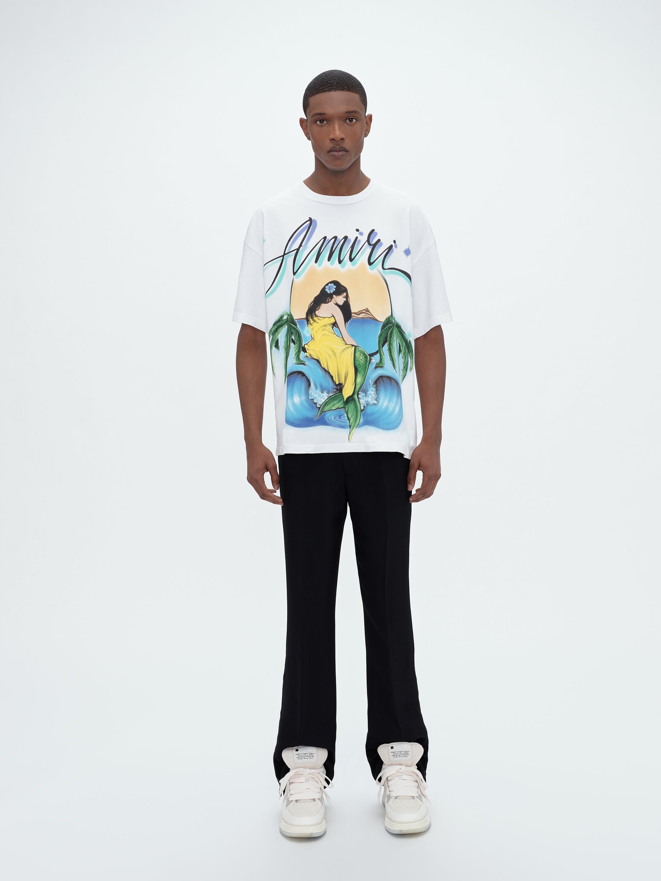 OVERSIZED AMIRI MERMAID TEE - WHITE sold by AMIRI product image thumbnail 2