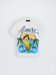 OVERSIZED AMIRI MERMAID TEE - WHITE sold by AMIRI