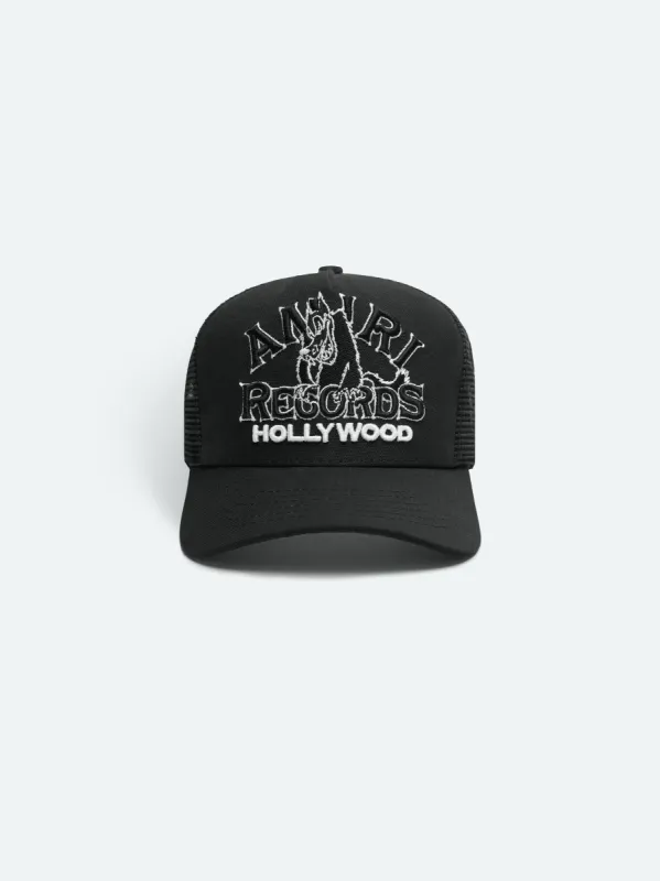 WOLF LOGO TRUCKER HAT - BLACK sold by AMIRI