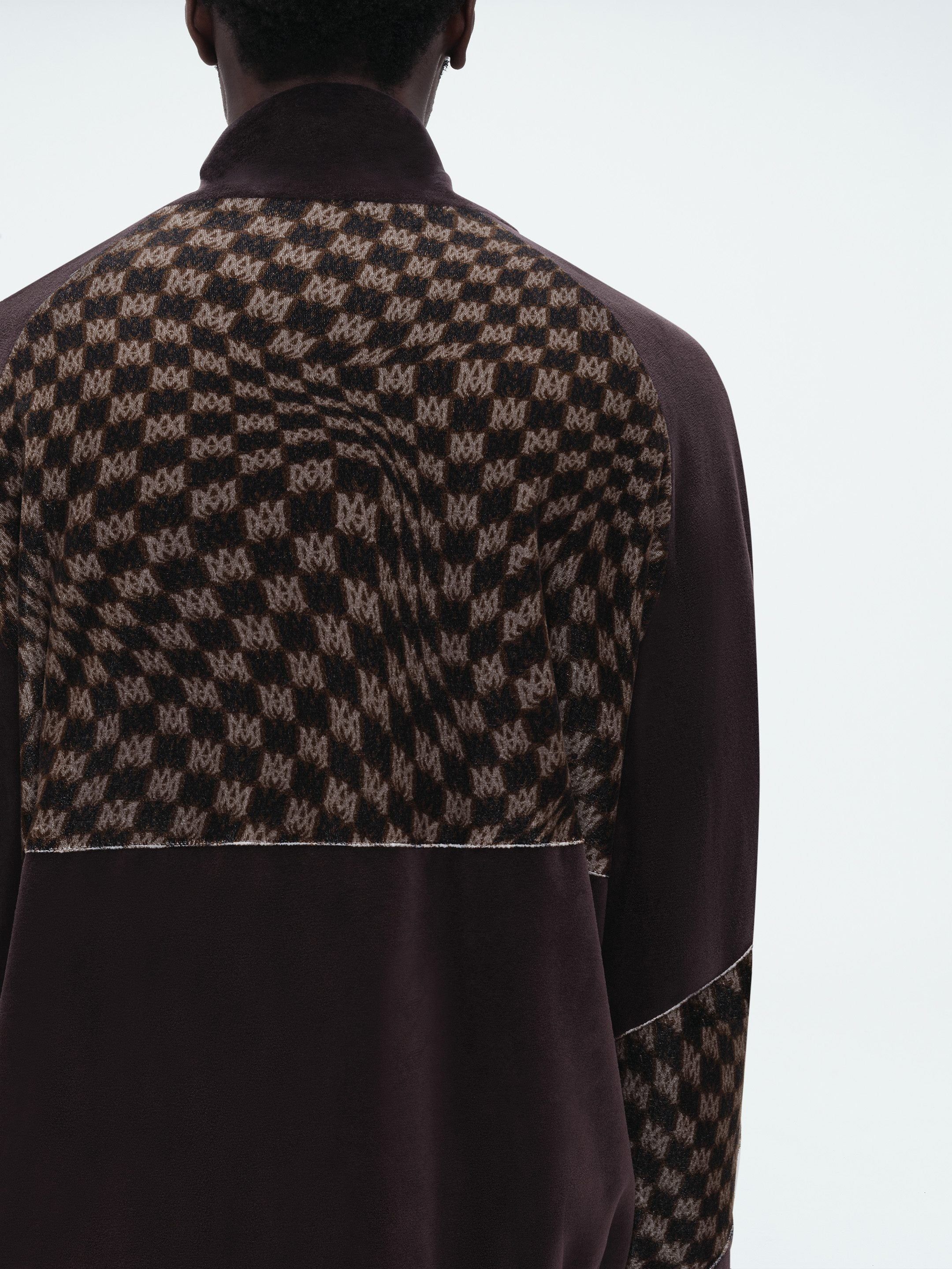 WAVY MA VELOUR TRACK JACKET - POTTING SOIL sold by AMIRI product image thumbnail 6