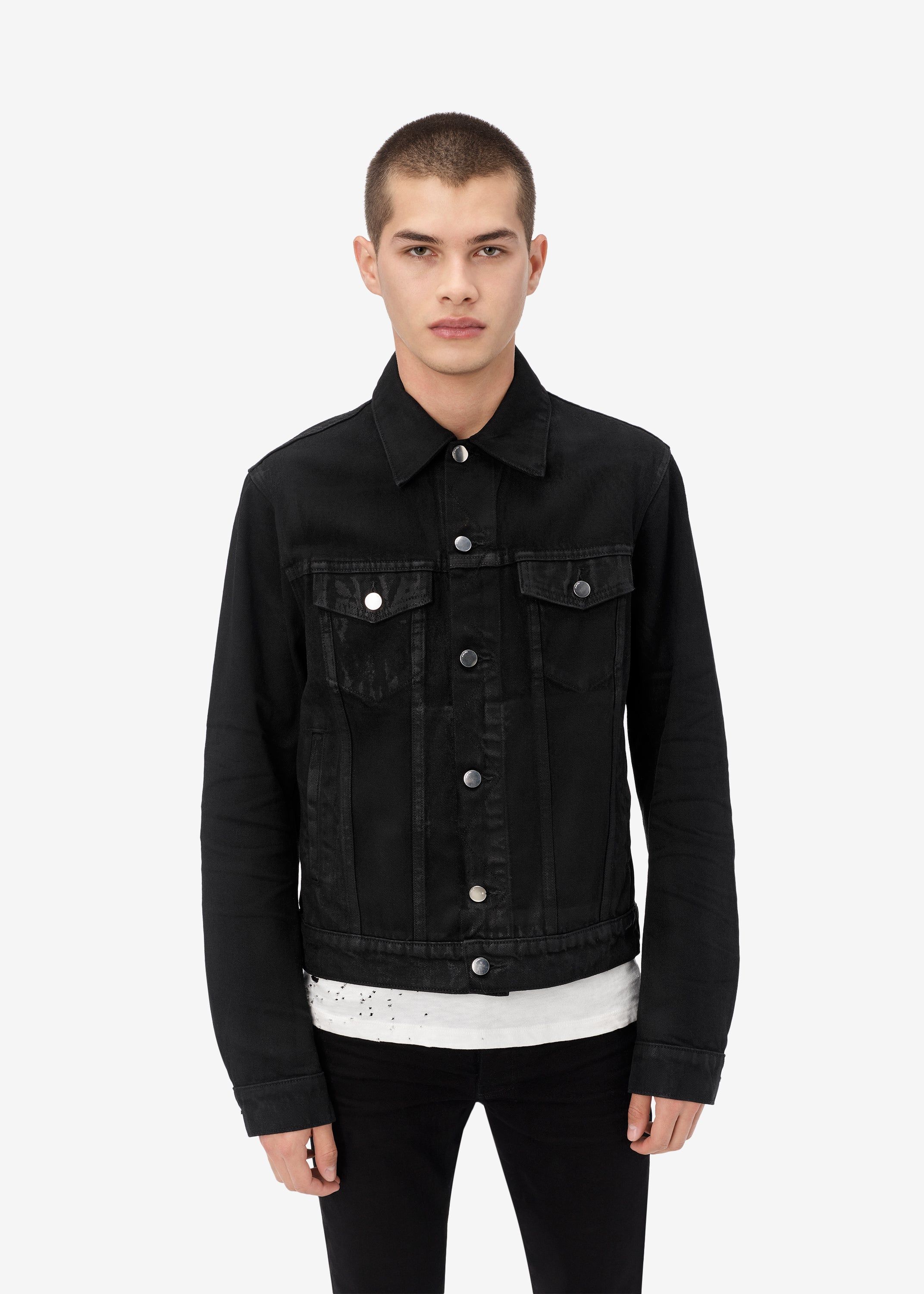 CLASSIC TRUCKER JACKET - Black Wax sold by AMIRI product image thumbnail 2
