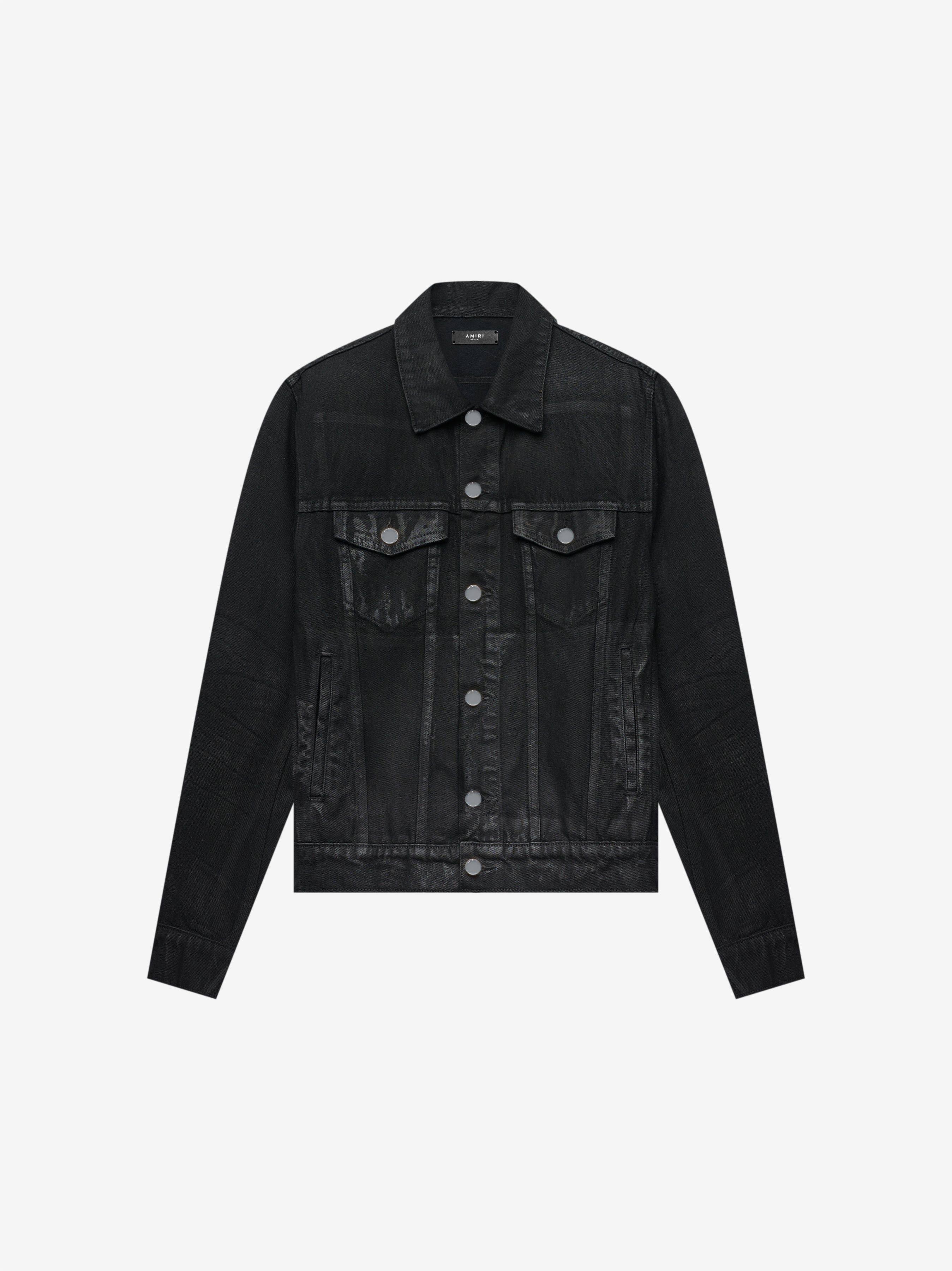 CLASSIC TRUCKER JACKET - Black Wax sold by AMIRI