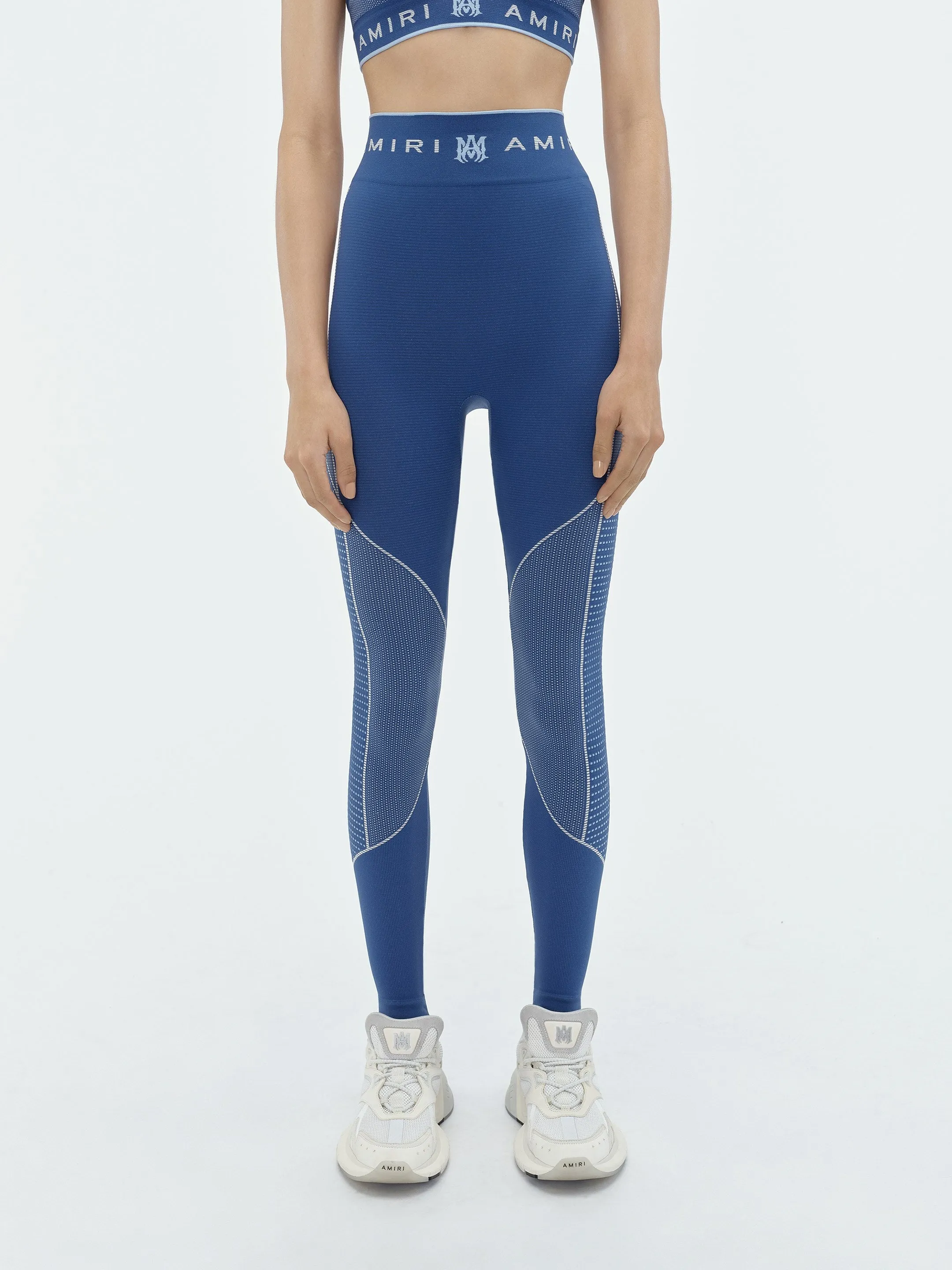 WOMEN - MA SEAMLESS LEGGING - Dark Blue sold by AMIRI product image thumbnail 3