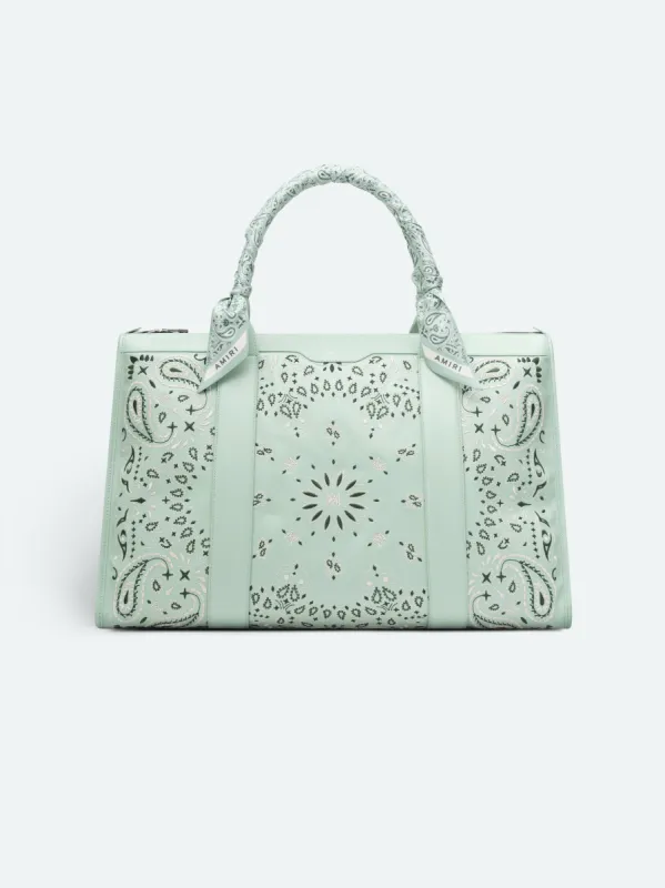 EMBRD BANDANA WEEKENDER - FROSTY GREEN sold by AMIRI