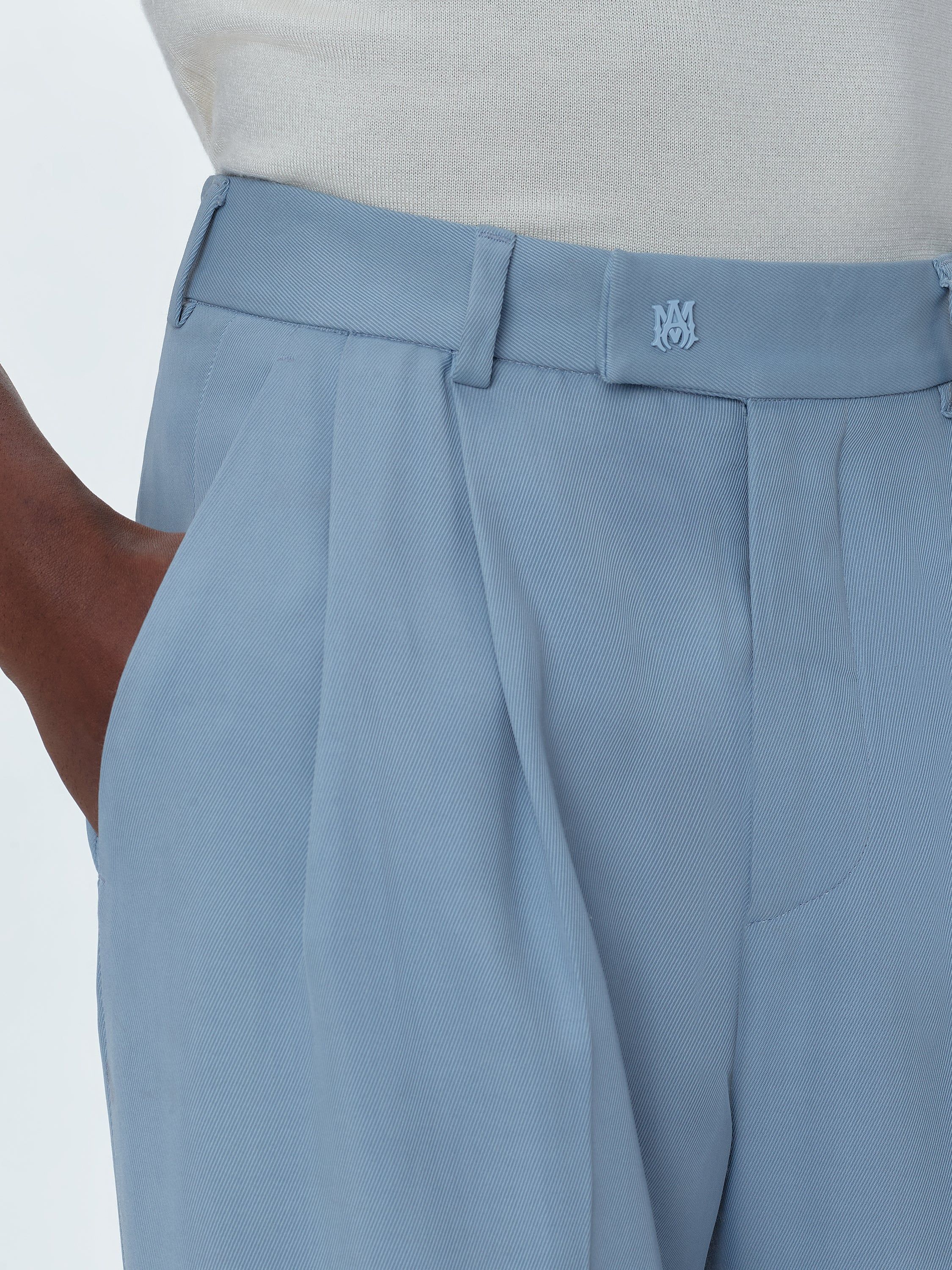 VISCOSE DOUBLE PLEATED TROUSERS - BABY BLUE sold by AMIRI product image thumbnail 5