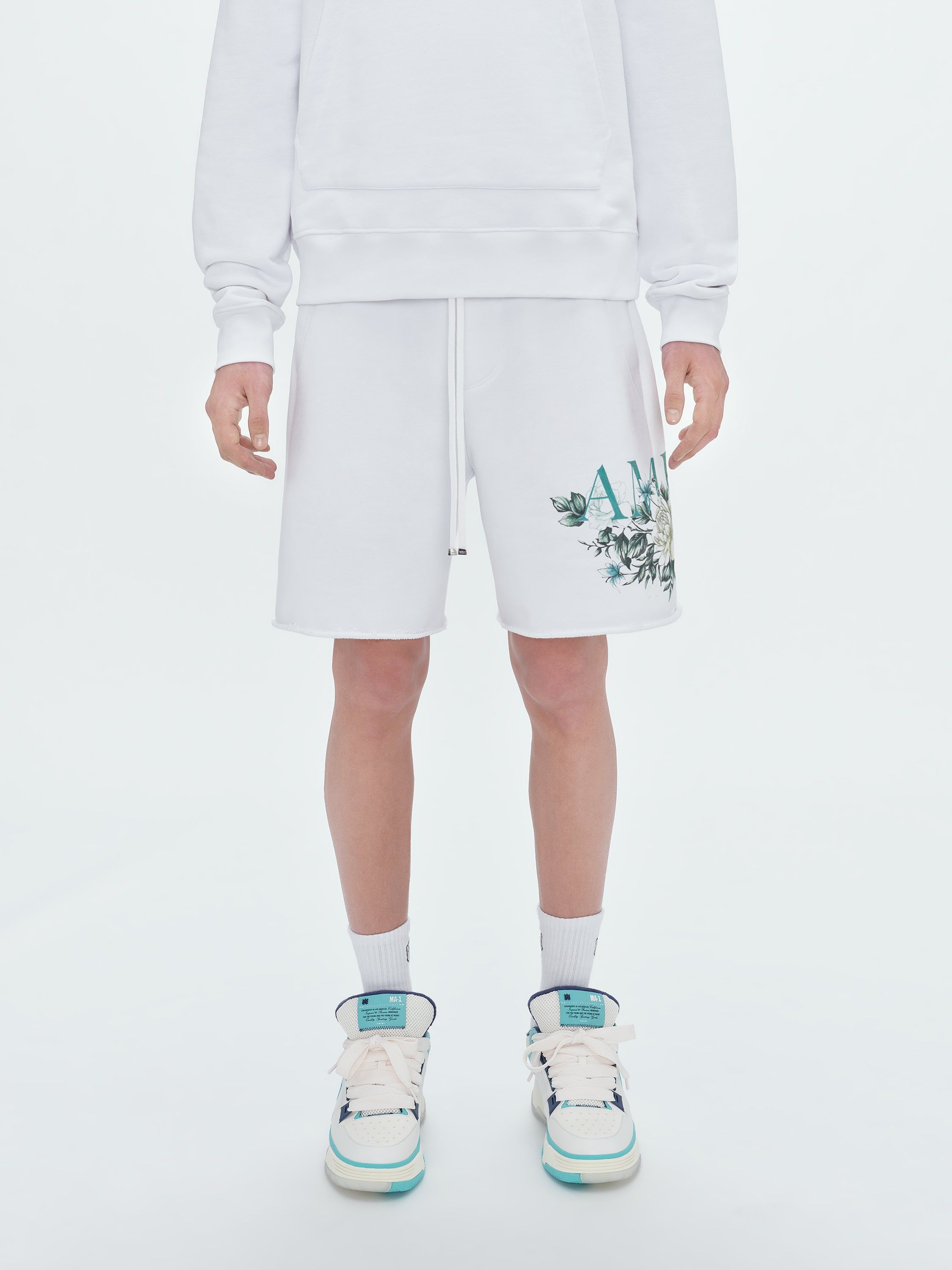 FLORAL AMIRI LOGO SHORT - WHITE sold by AMIRI product image thumbnail 3