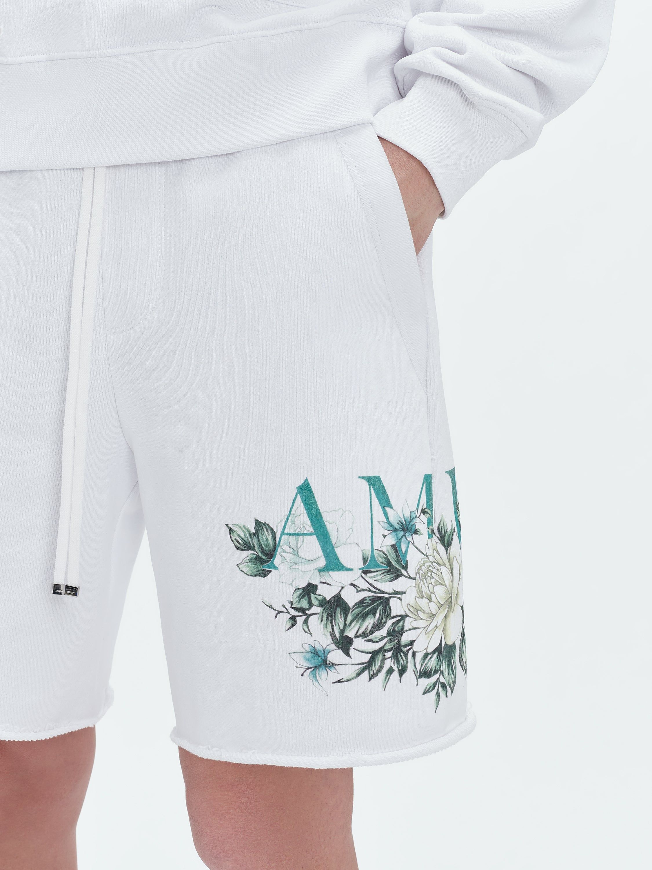 FLORAL AMIRI LOGO SHORT - WHITE sold by AMIRI product image thumbnail 7