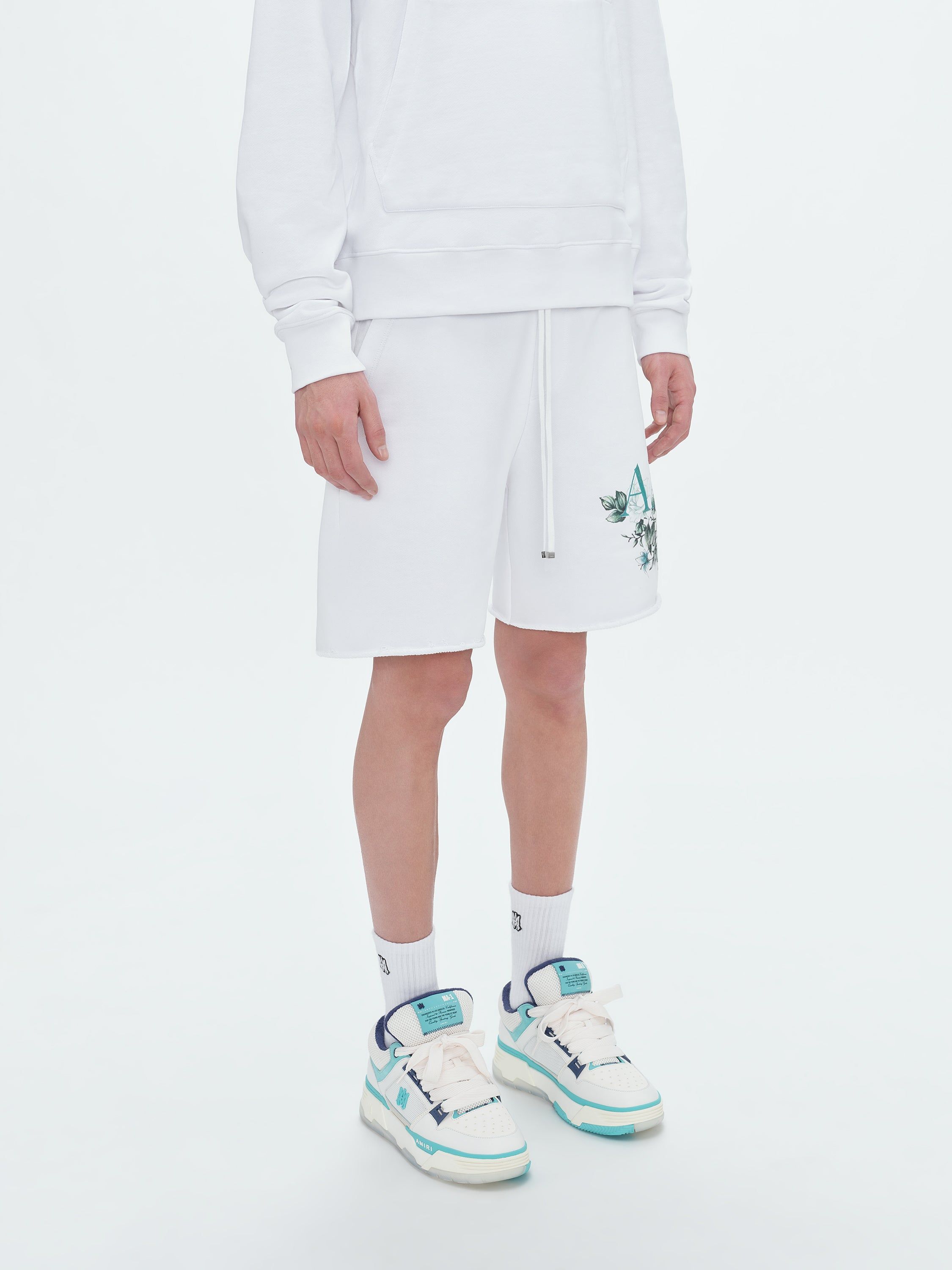 FLORAL AMIRI LOGO SHORT - WHITE sold by AMIRI product image thumbnail 4
