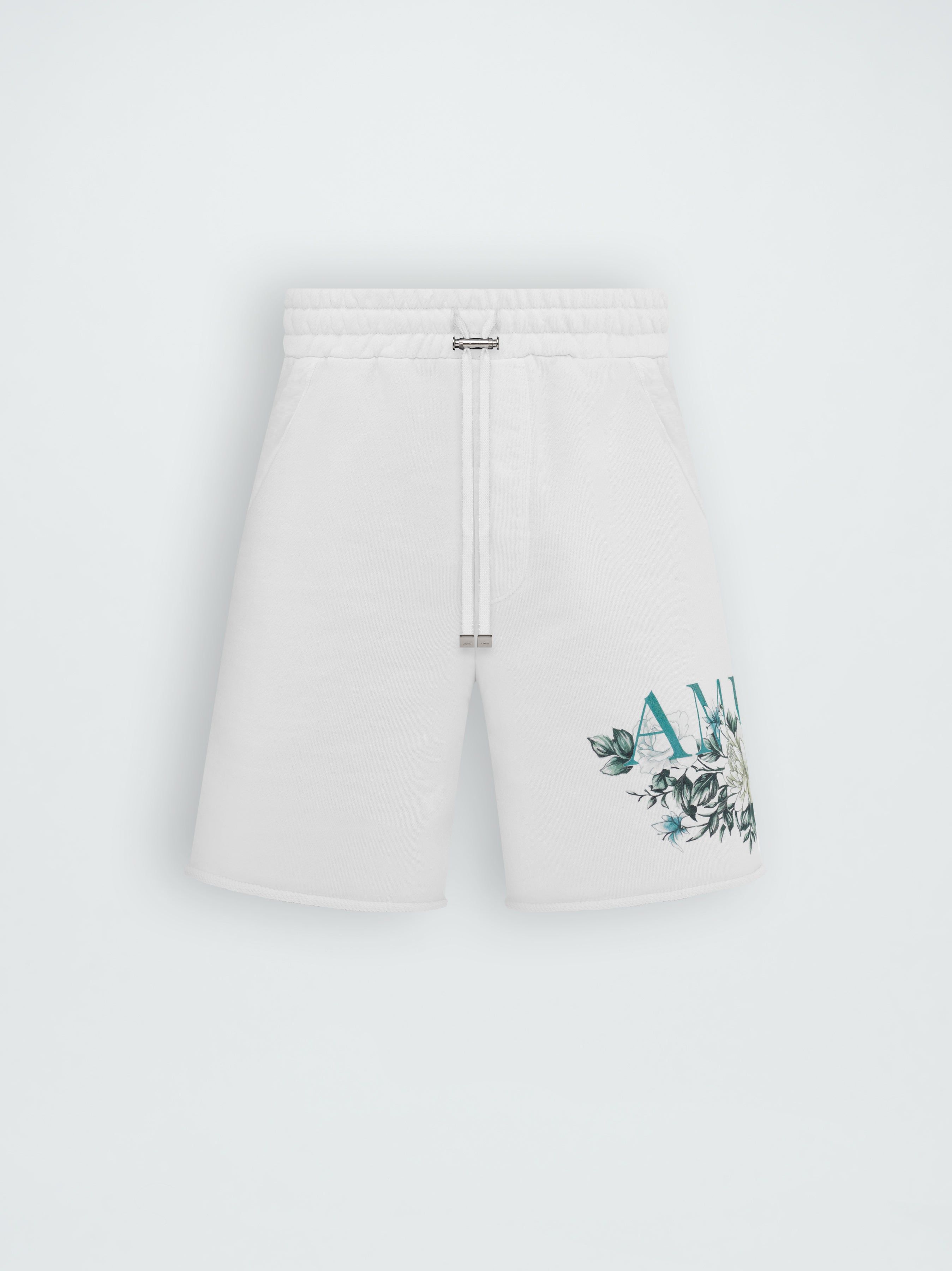 FLORAL AMIRI LOGO SHORT - WHITE sold by AMIRI