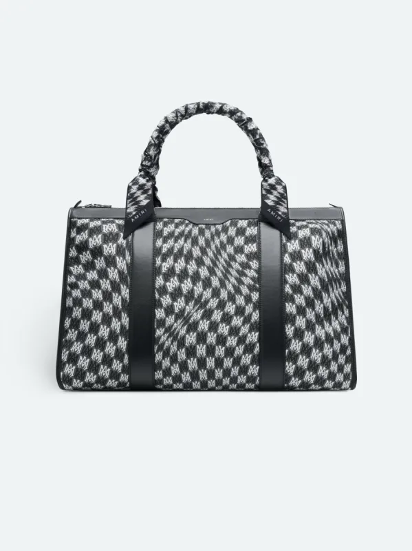 WAVY HOUNDSTOOTH WEEKENDER - BLACK made by AMIRI