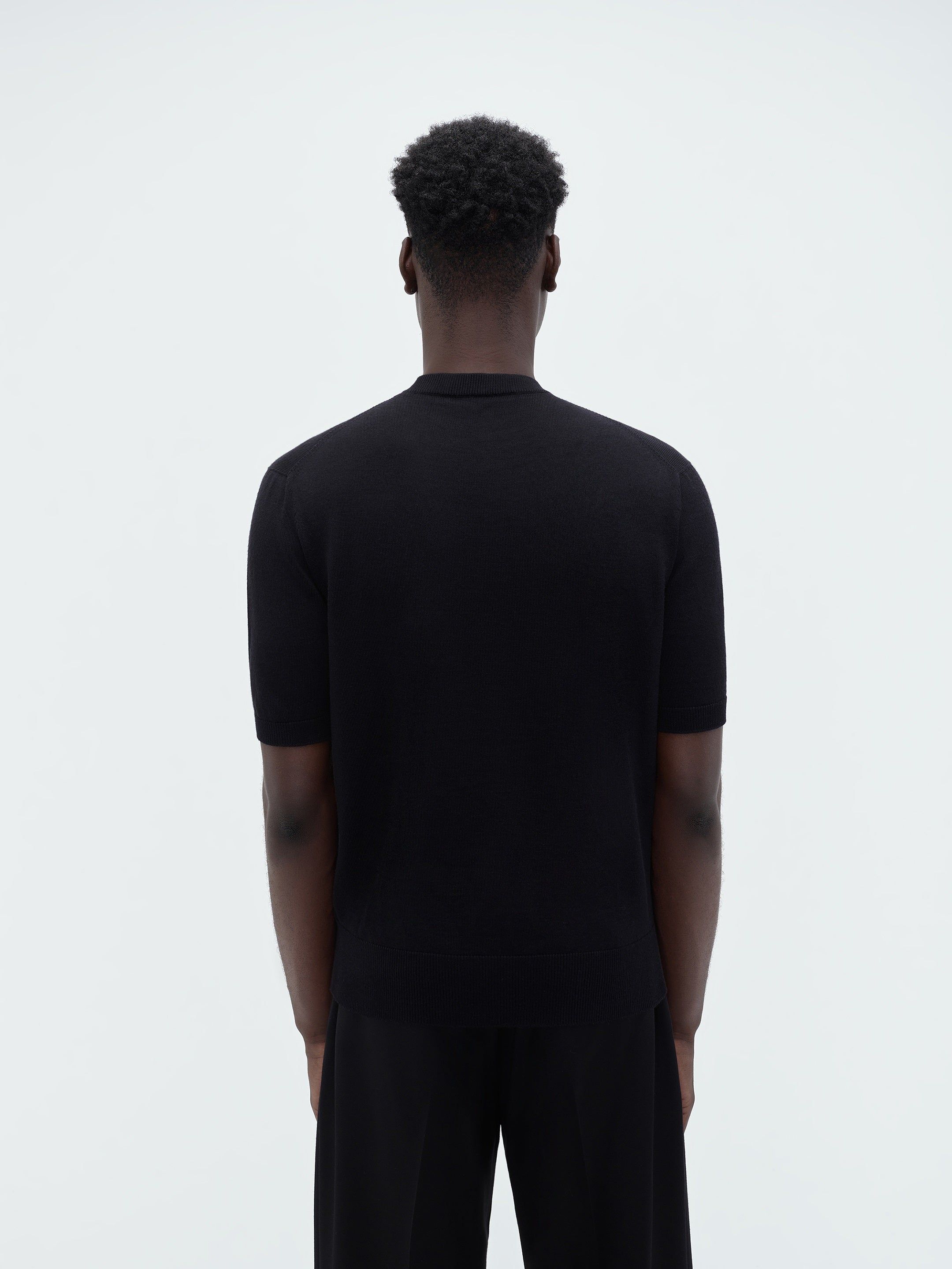 SHORT SLEEVE CREW- BLACK sold by AMIRI product image thumbnail 5