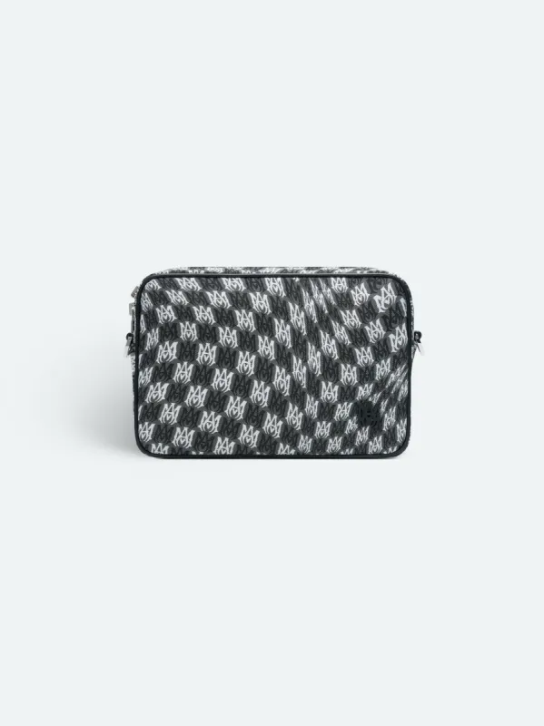 WAVY HOUNDSTOOTH LRG CAM CASE - BLACK sold by AMIRI
