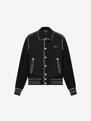 CHERUB CRYSTAL BOMBER - BLACK made by AMIRI