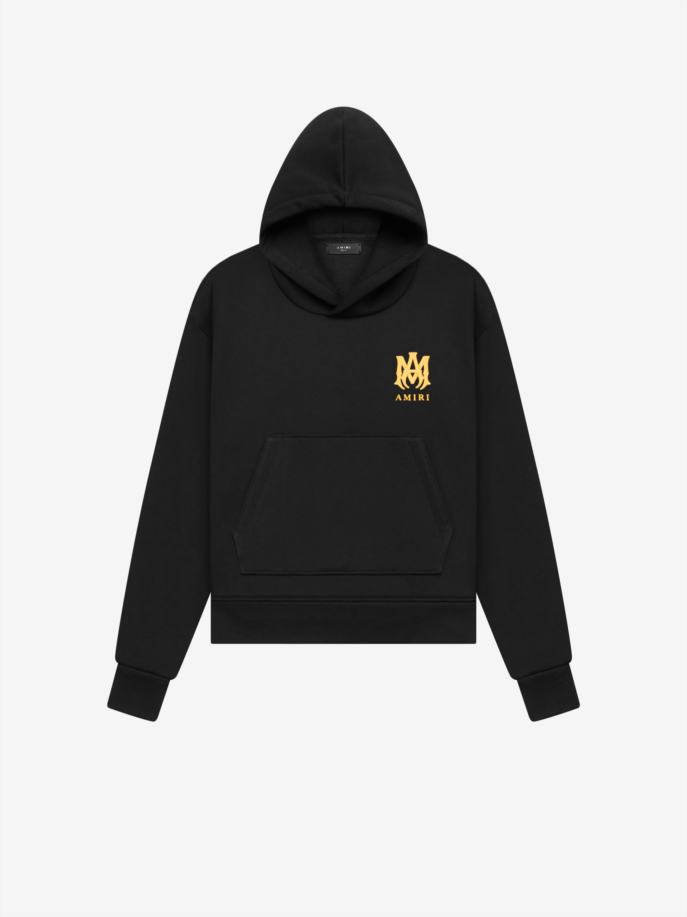 M.A. HOODIE - BLACK / GOLD sold by AMIRI