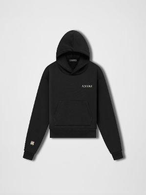 WOMEN - AMIRI "PUFF LOGO HOODIE - BLACK sold by AMIRI