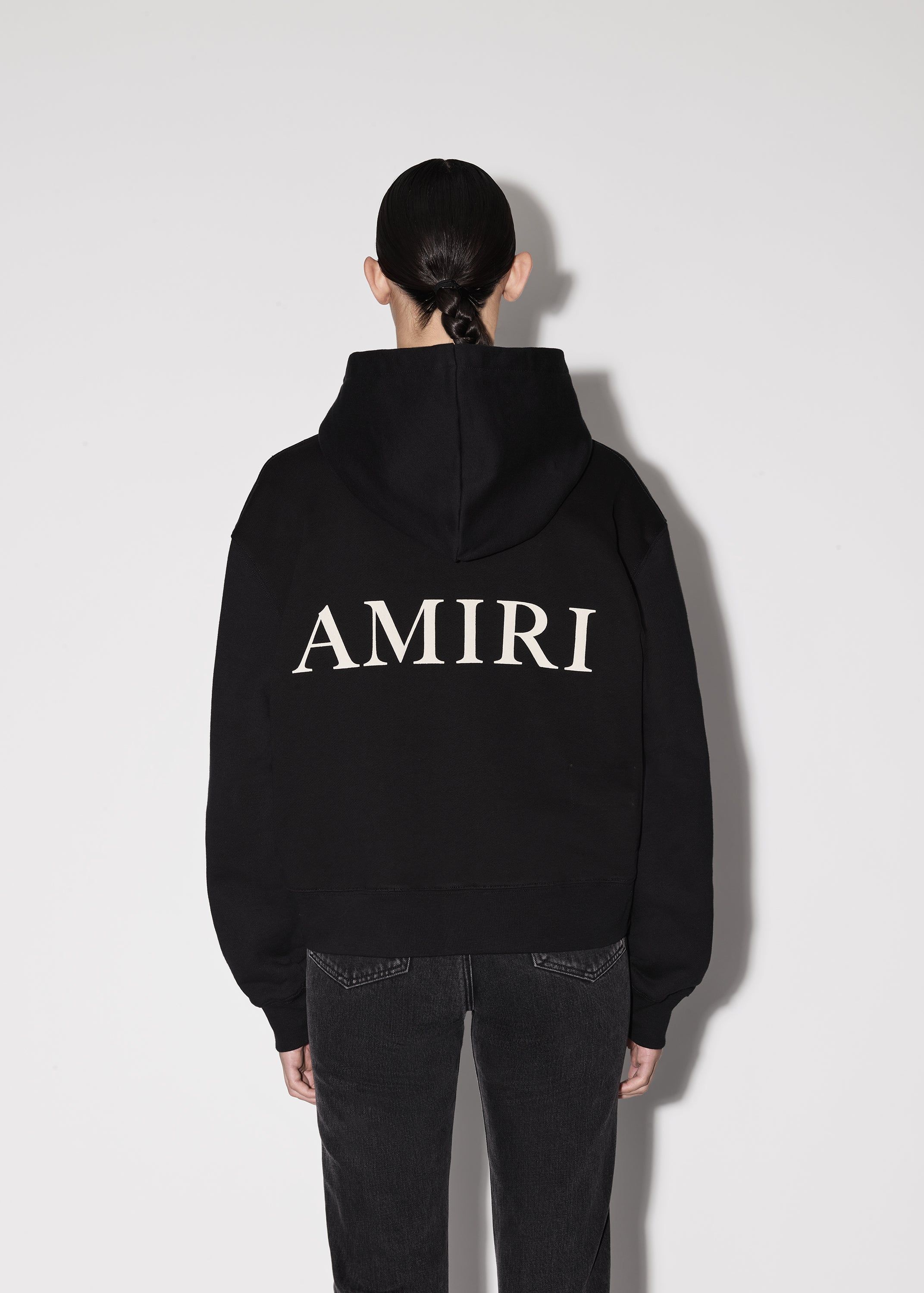 WOMEN - AMIRI "PUFF LOGO HOODIE - BLACK sold by AMIRI product image thumbnail 5