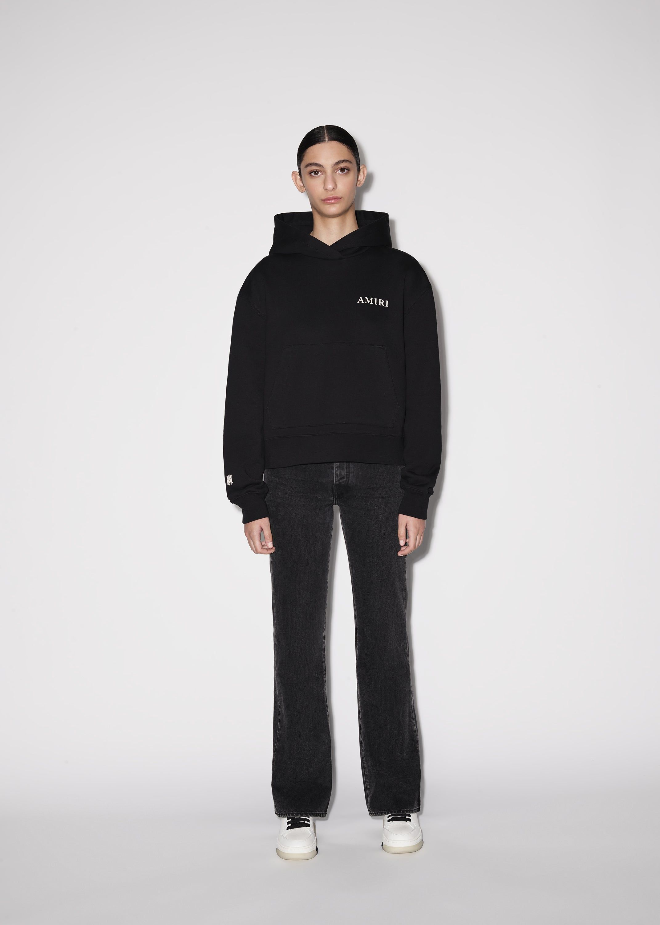 WOMEN - AMIRI "PUFF LOGO HOODIE - BLACK sold by AMIRI product image thumbnail 2