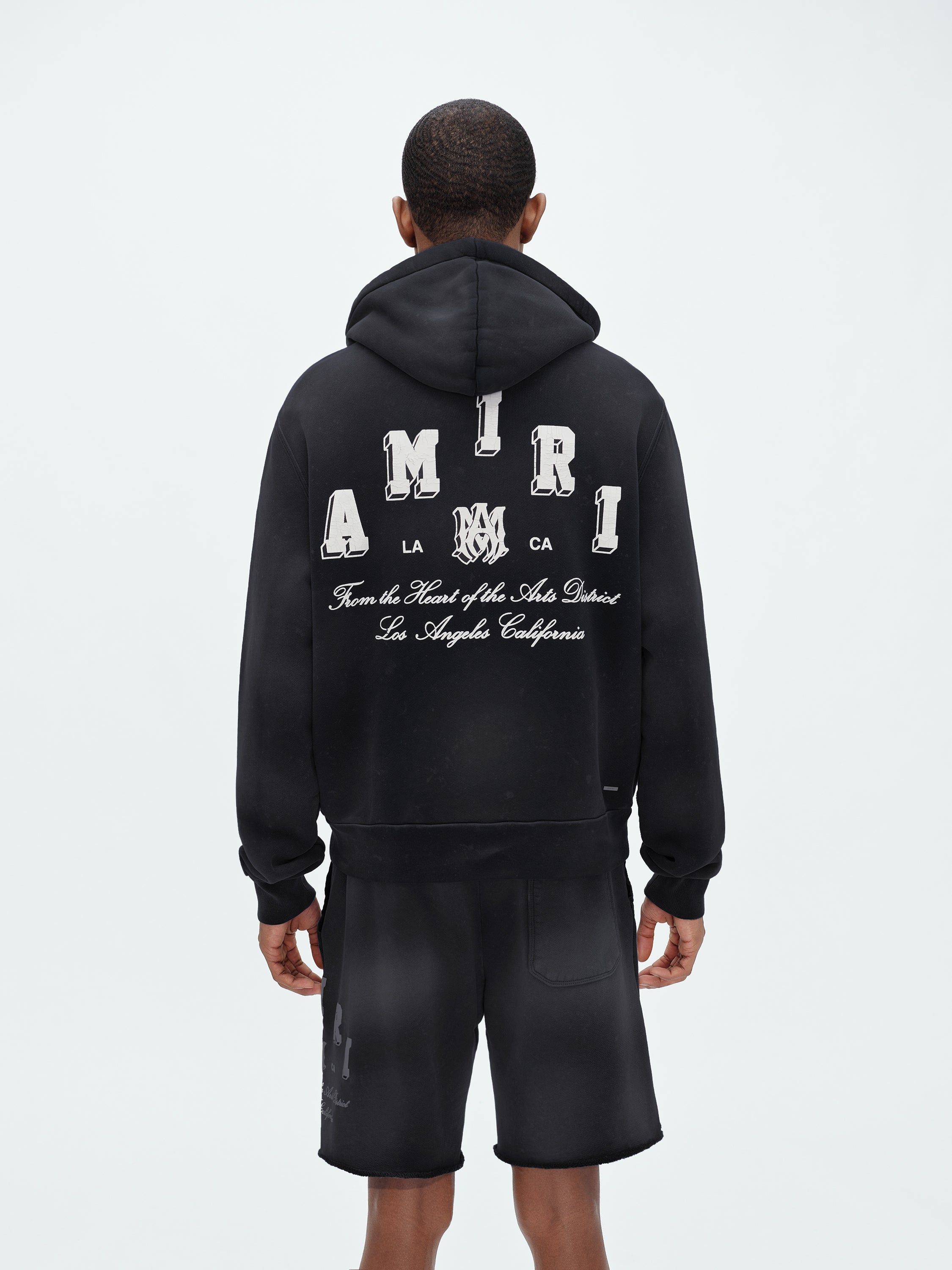 VINTAGE COLLEGIATE ZIP HOODIE - BLACK sold by AMIRI product image thumbnail 4