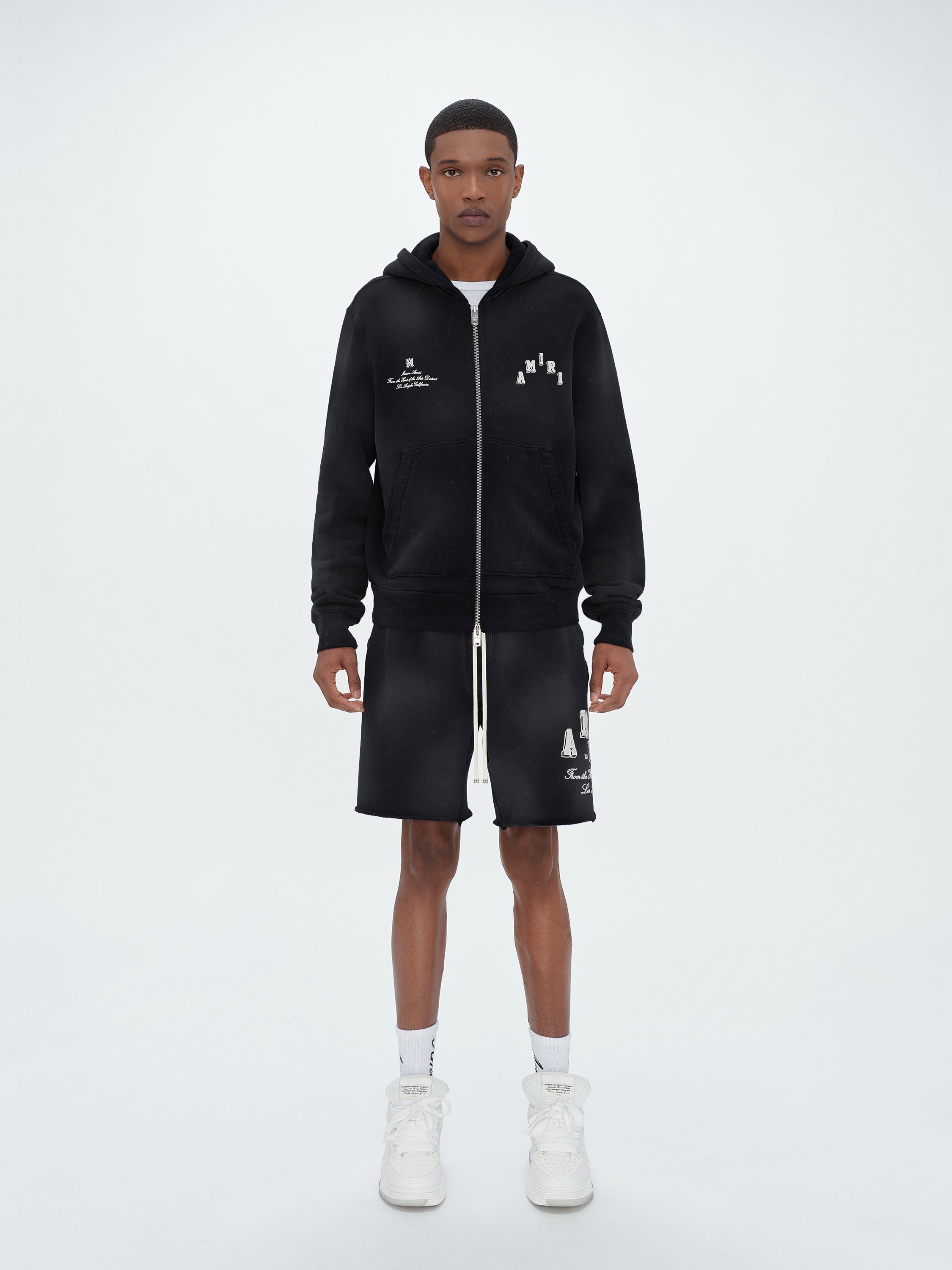 VINTAGE COLLEGIATE ZIP HOODIE - BLACK sold by AMIRI product image thumbnail 2