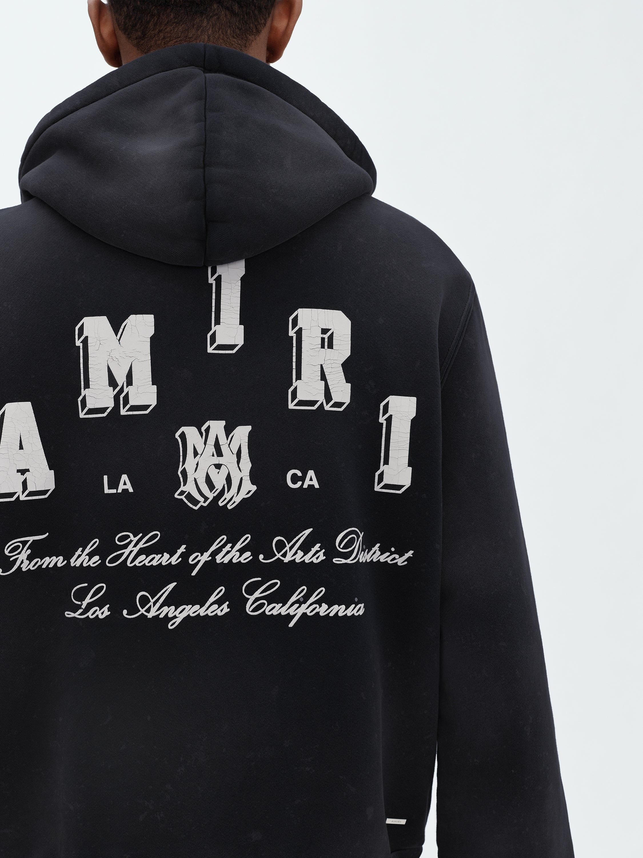 VINTAGE COLLEGIATE ZIP HOODIE - BLACK sold by AMIRI product image thumbnail 6