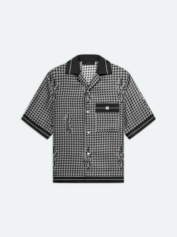 AMIRI FORTUNE BOWLING SHIRT - ALABASTER | Parallel