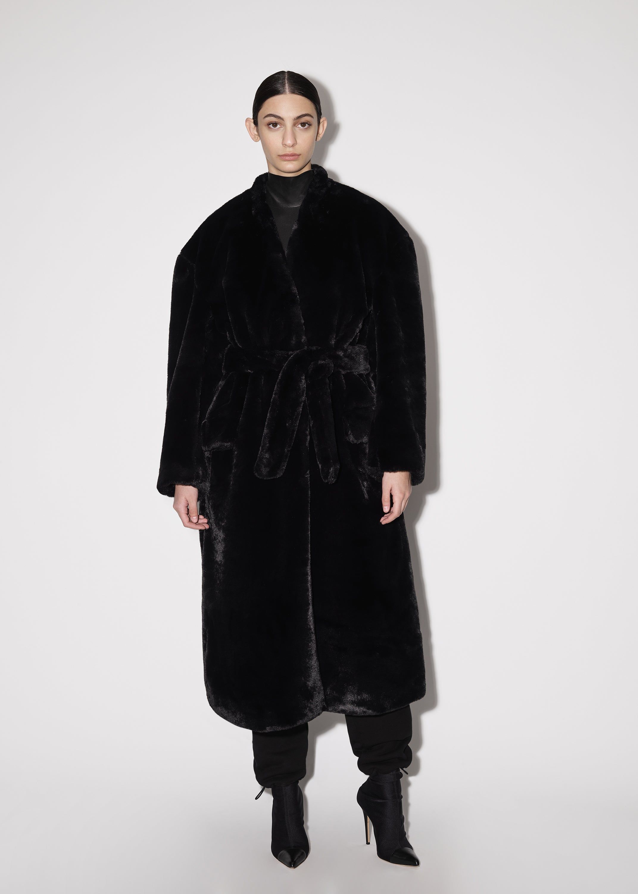 WOMEN - FUR COAT - BLACK sold by AMIRI product image thumbnail 3