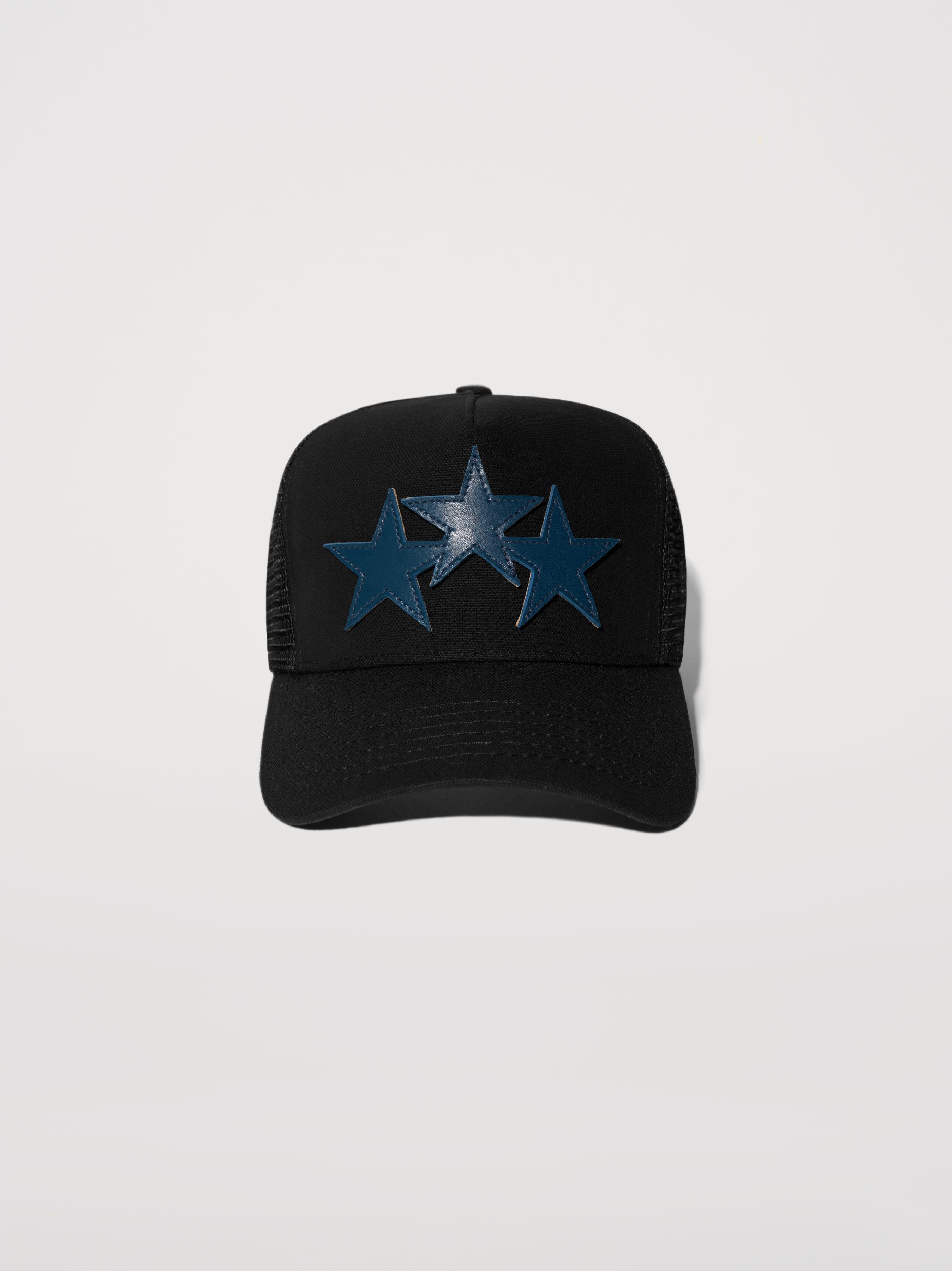3 STAR TRUCKER HAT - BLACK POND BLUE | Parallel 3 STAR TRUCKER HAT - BLACK POND BLUE | Parallel
