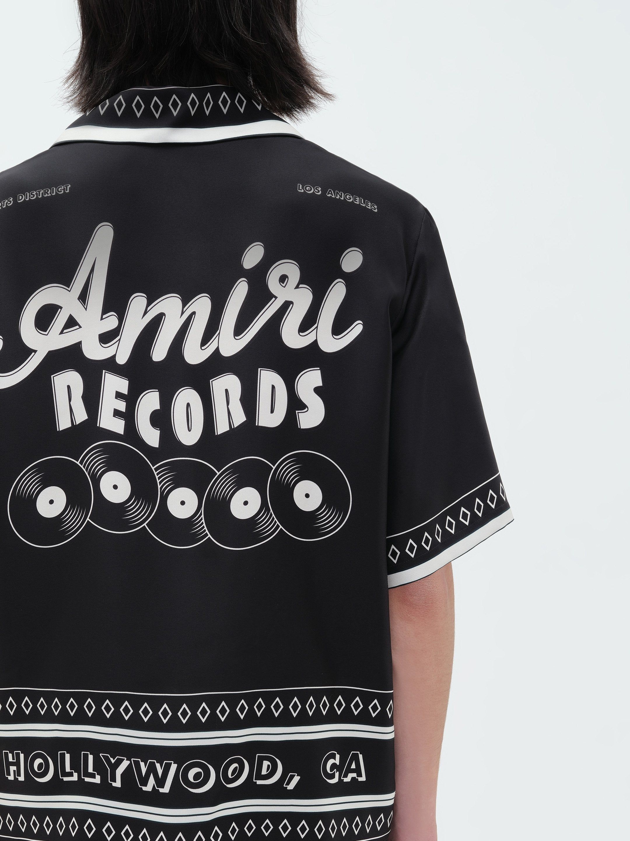 AMIRI RECORDS SHORT SLEEVE SHIRT - BLACK | Parallel