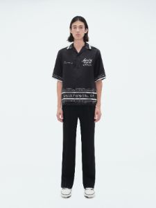 AMIRI RECORDS SHORT SLEEVE SHIRT - BLACK sold by AMIRI