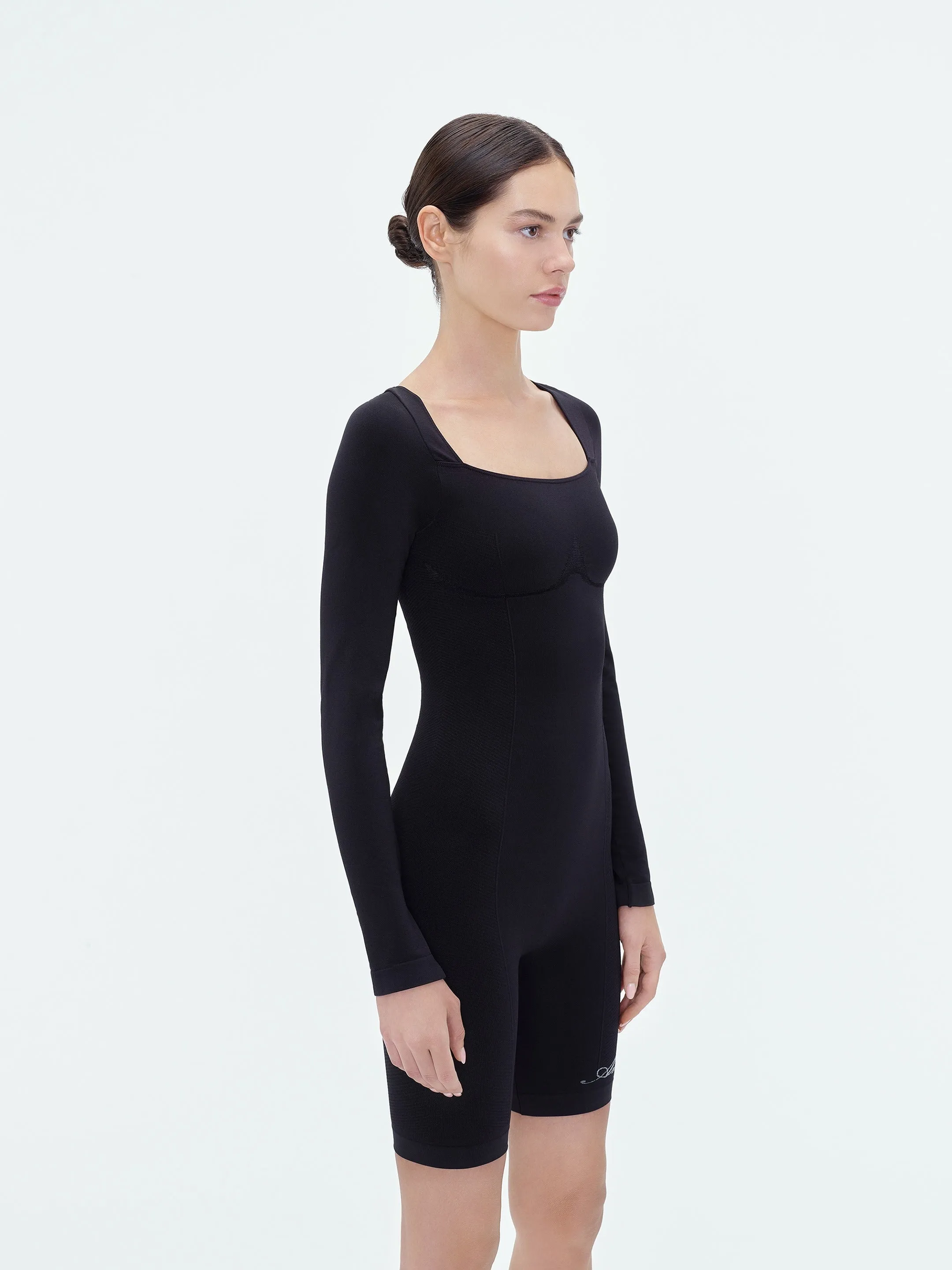 WOMEN - SEAMLESS BODYSUIT - Black sold by AMIRI product image thumbnail 4