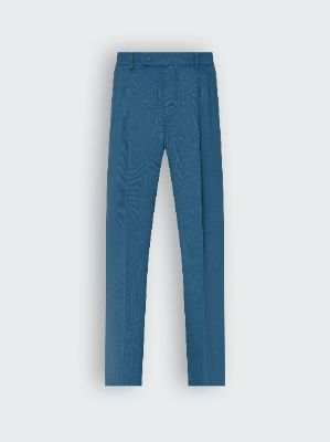 VISCOSE DOUBLE PLEATED TROUSERS - BLUEFIN sold by AMIRI