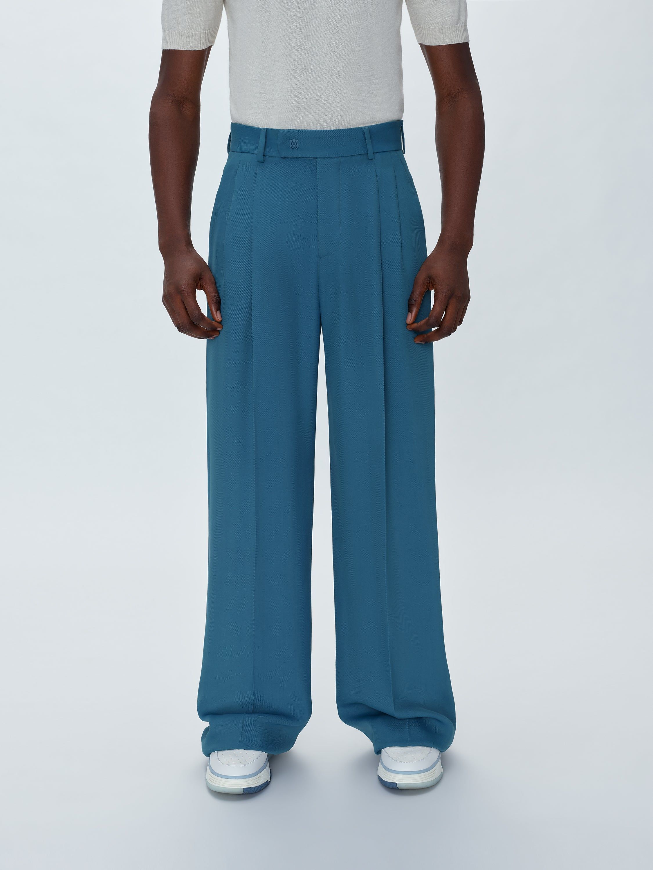 VISCOSE DOUBLE PLEATED TROUSERS - BLUEFIN sold by AMIRI product image thumbnail 2