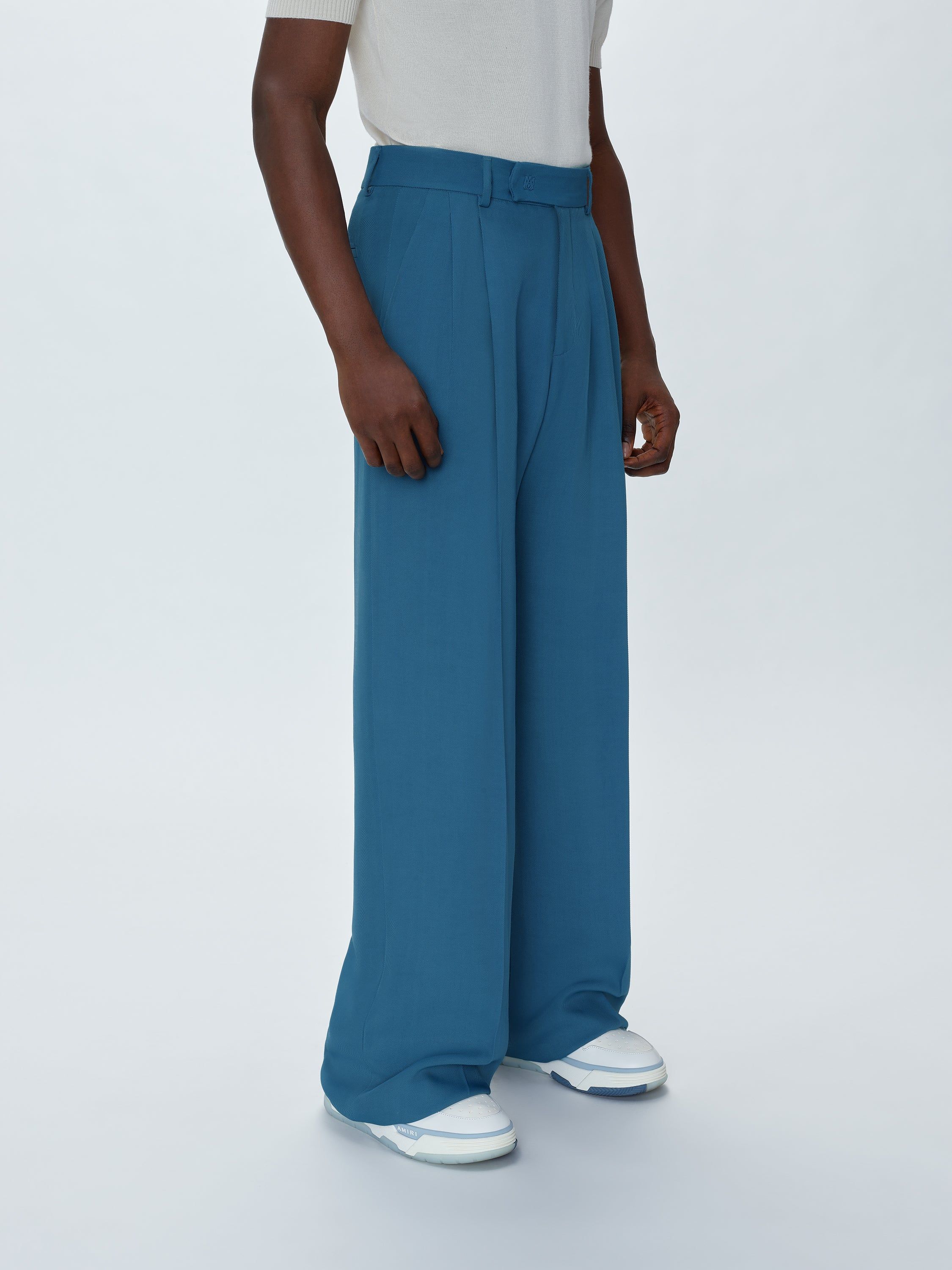 VISCOSE DOUBLE PLEATED TROUSERS - BLUEFIN sold by AMIRI product image thumbnail 3