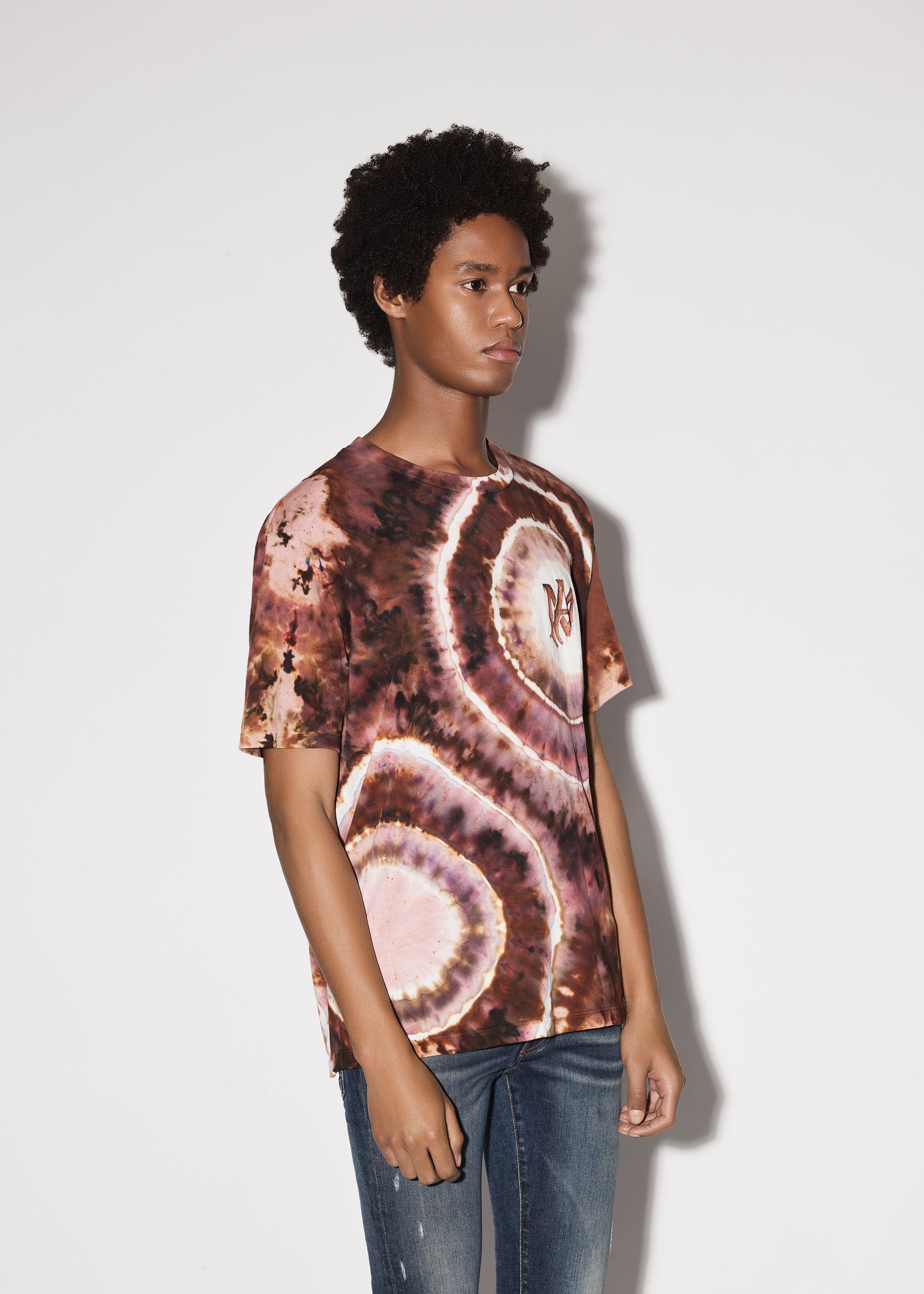 M.A. TIE-DYE WATERCOLOR TEE - BROWN sold by AMIRI product image thumbnail 3