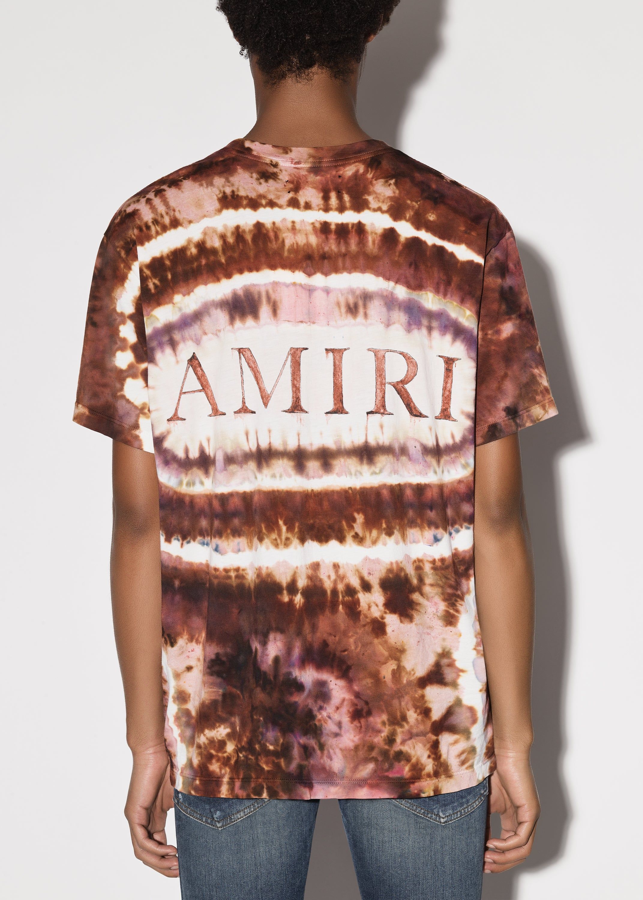 M.A. TIE-DYE WATERCOLOR TEE - BROWN sold by AMIRI product image thumbnail 4