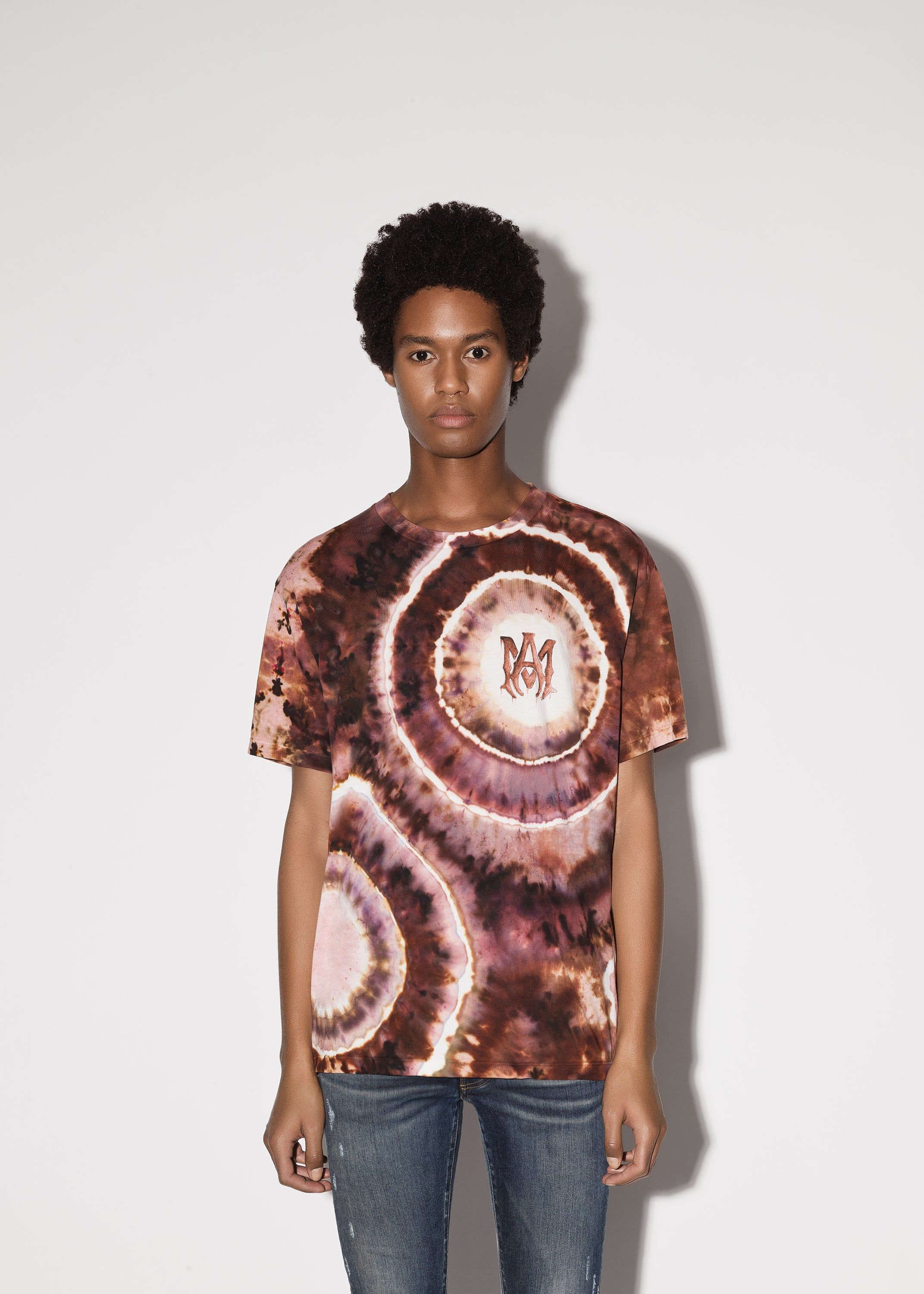 M.A. TIE-DYE WATERCOLOR TEE - BROWN sold by AMIRI product image thumbnail 2