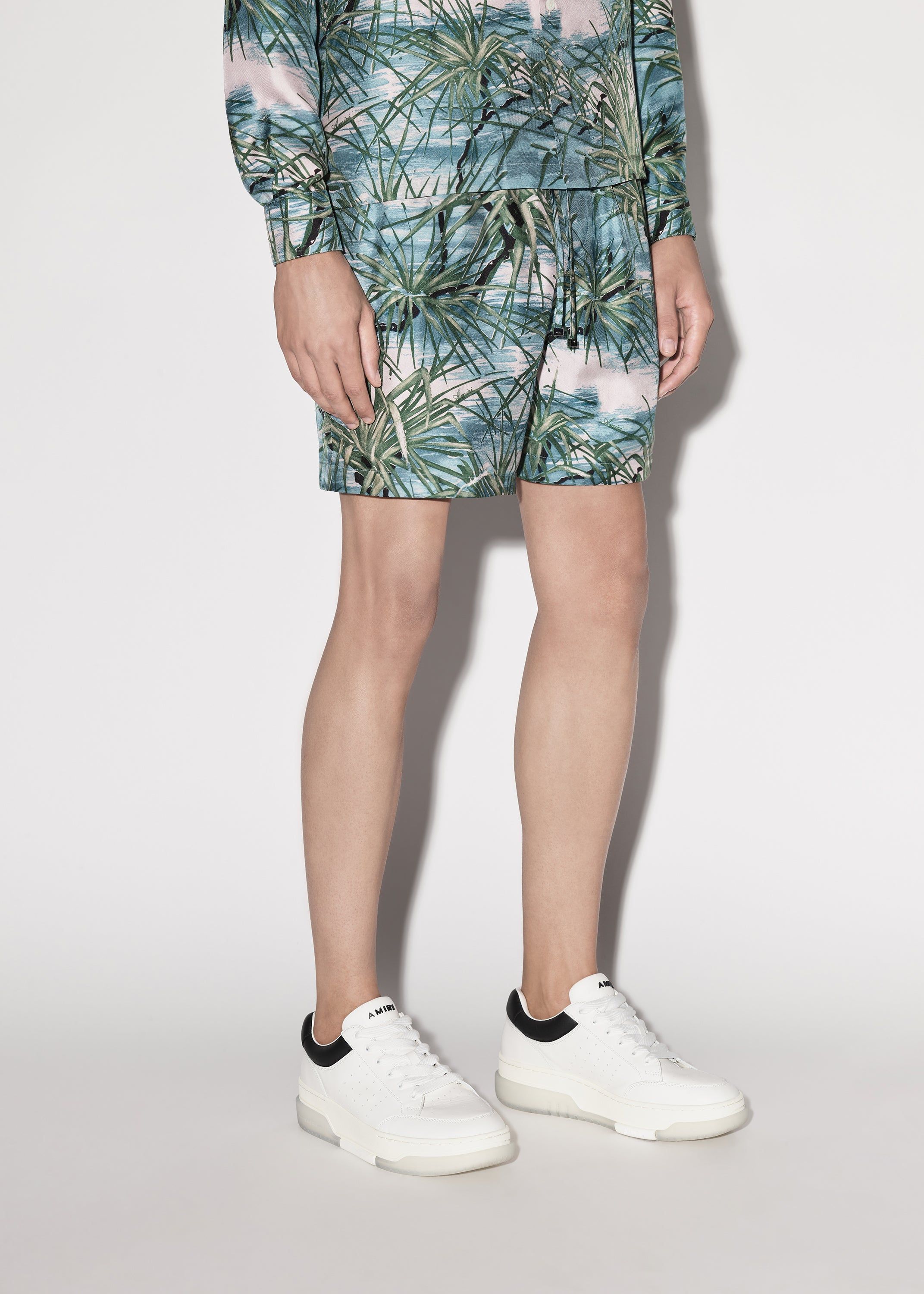 FLORAL ALOHA TREE SILK SHORT - BLUE sold by AMIRI product image thumbnail 3