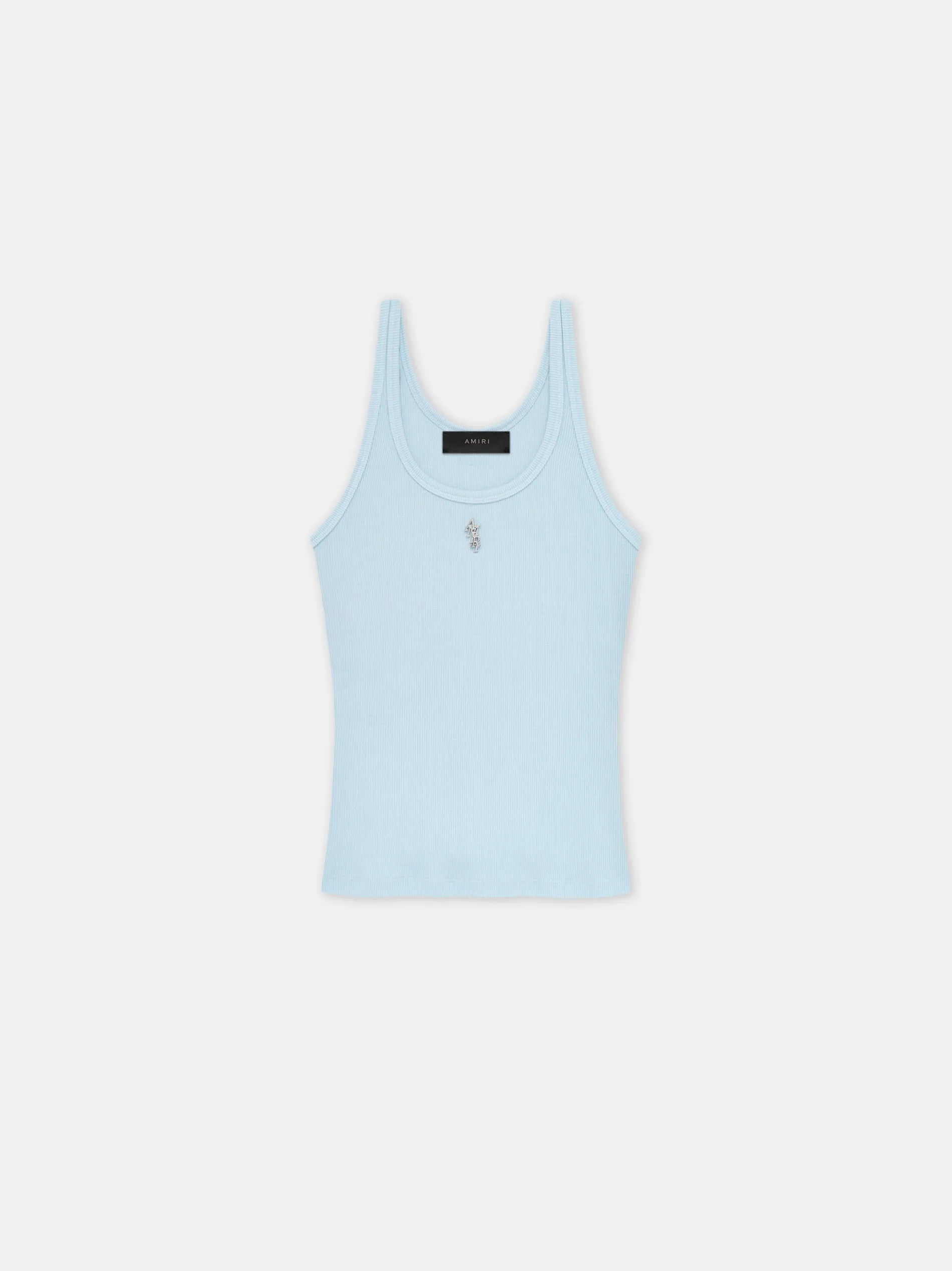 WOMEN - WOMEN'S AMIRI STACKED RIBBED TANK - Cerulean sold by AMIRI product image thumbnail 5