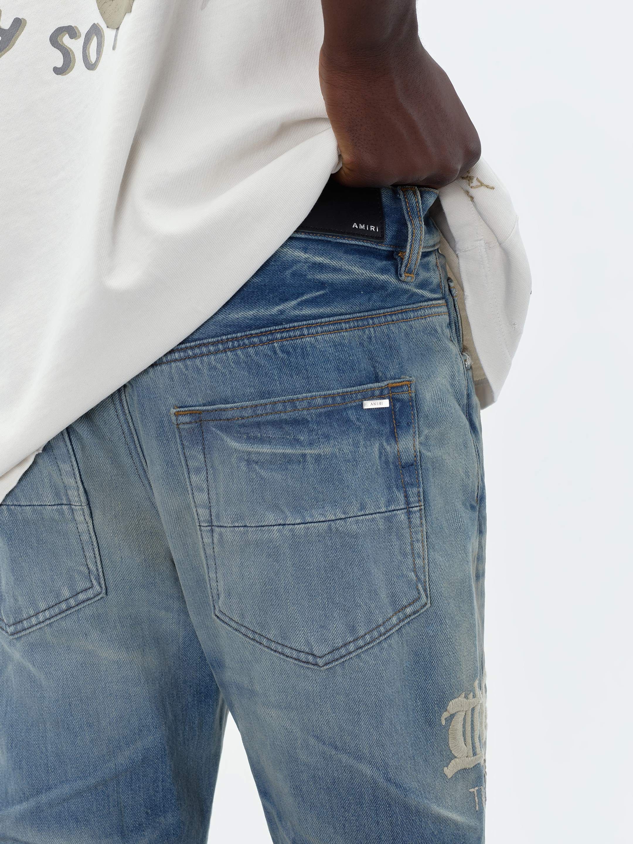 TGCW STRAIGHT JEAN - ANTIQUE INDIGO sold by AMIRI product image thumbnail 10