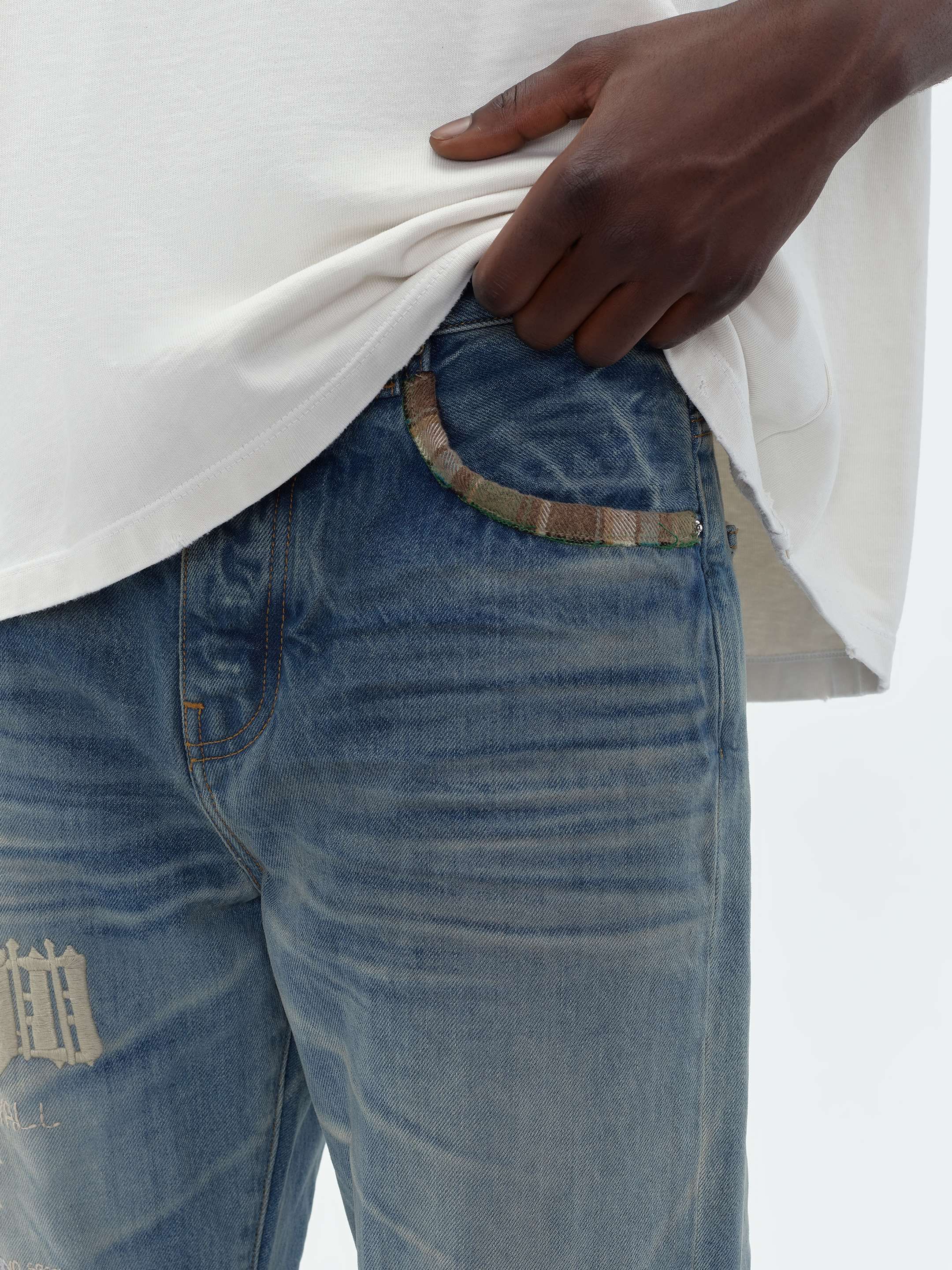 TGCW STRAIGHT JEAN - ANTIQUE INDIGO sold by AMIRI product image thumbnail 7