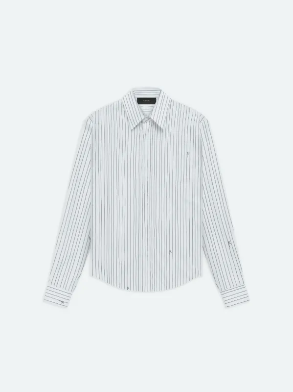 AMIRI SCRIPT POPLIN SHIRT - WHITE sold by AMIRI