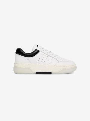 STADIUM LOW - WHITE / BLACK sold by AMIRI