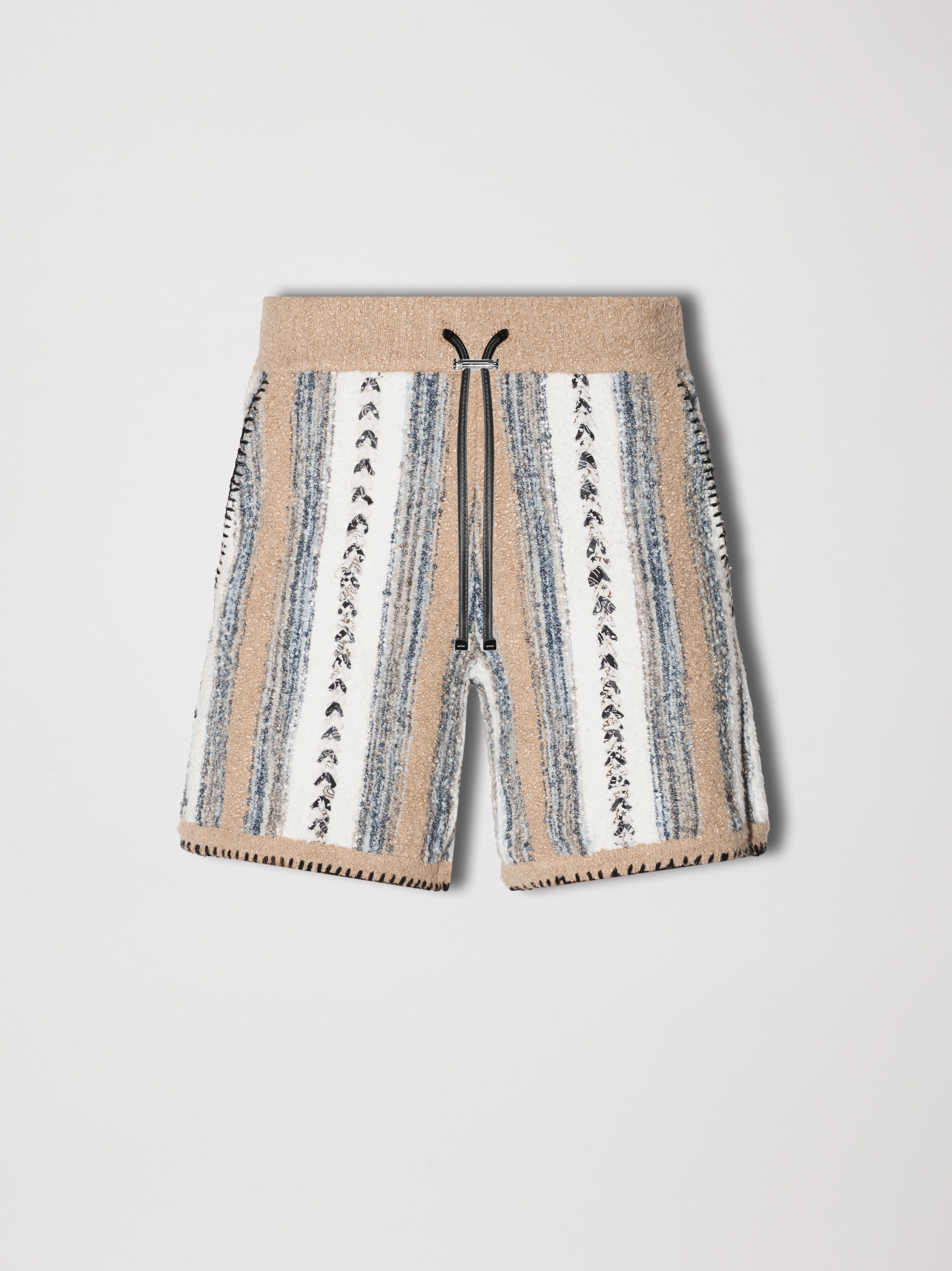 BRAIDED BANDANA SHORT - BEIGE sold by AMIRI
