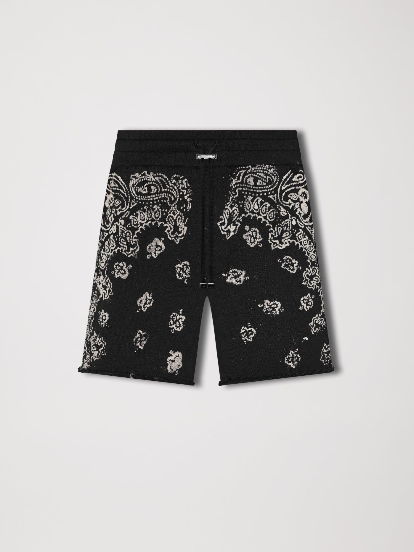 BANDANA BLEACH SHORTS - BLACK sold by AMIRI