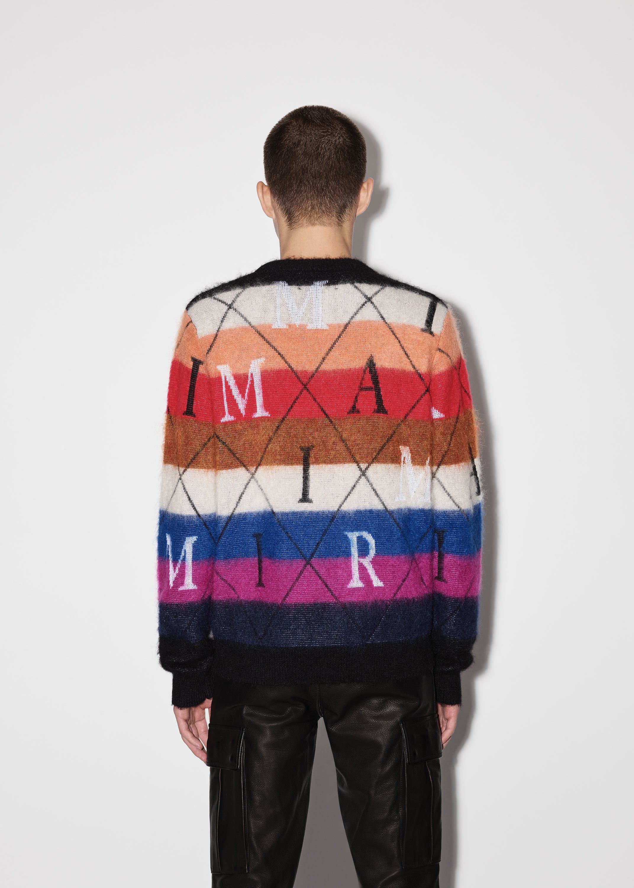 AMIRI ARGYLE STRIPE CREW - MULTI sold by AMIRI product image thumbnail 2