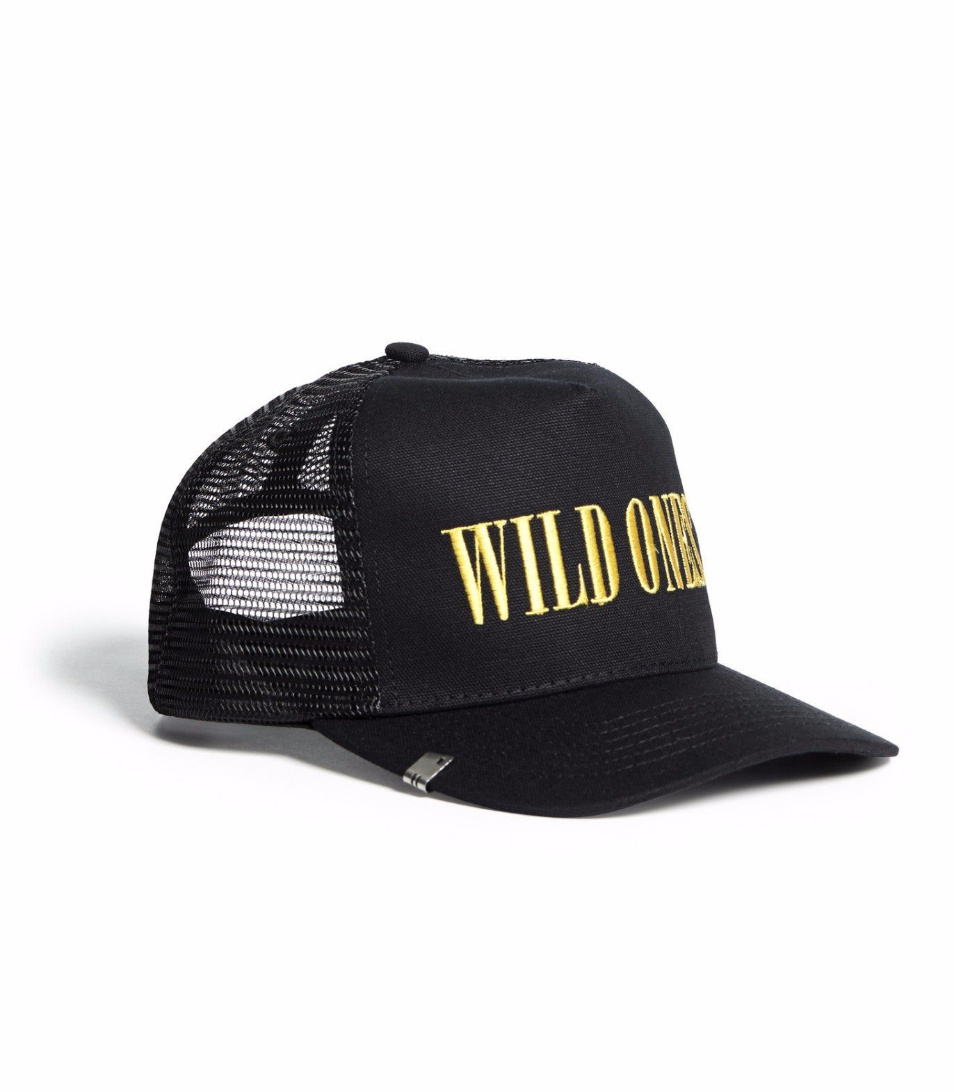 WILD ONES TRUCKER HAT BLACK/YELLOW sold by AMIRI product image thumbnail 2